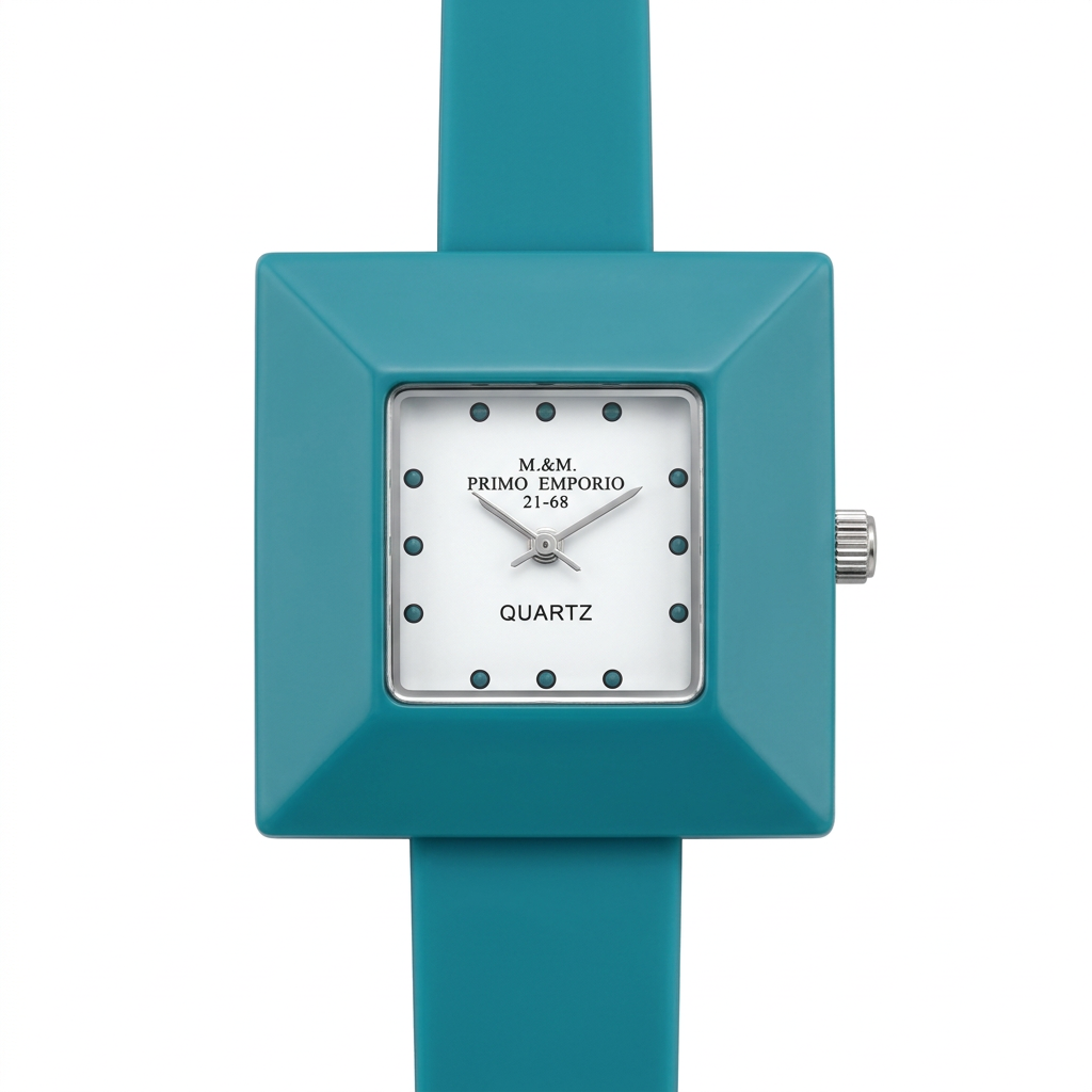 Orologio donna M&M Primo Emporio 21-68 Pyramid con cassa quadrata in 9 colori