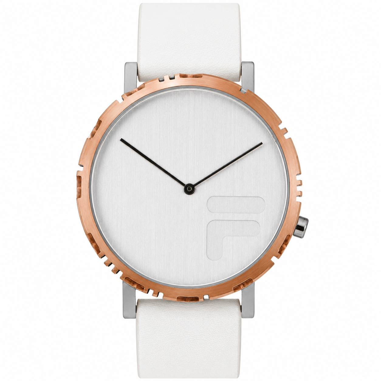 FILA Elegance Watch – Quadrante Bianco e Lunetta Rose Gold