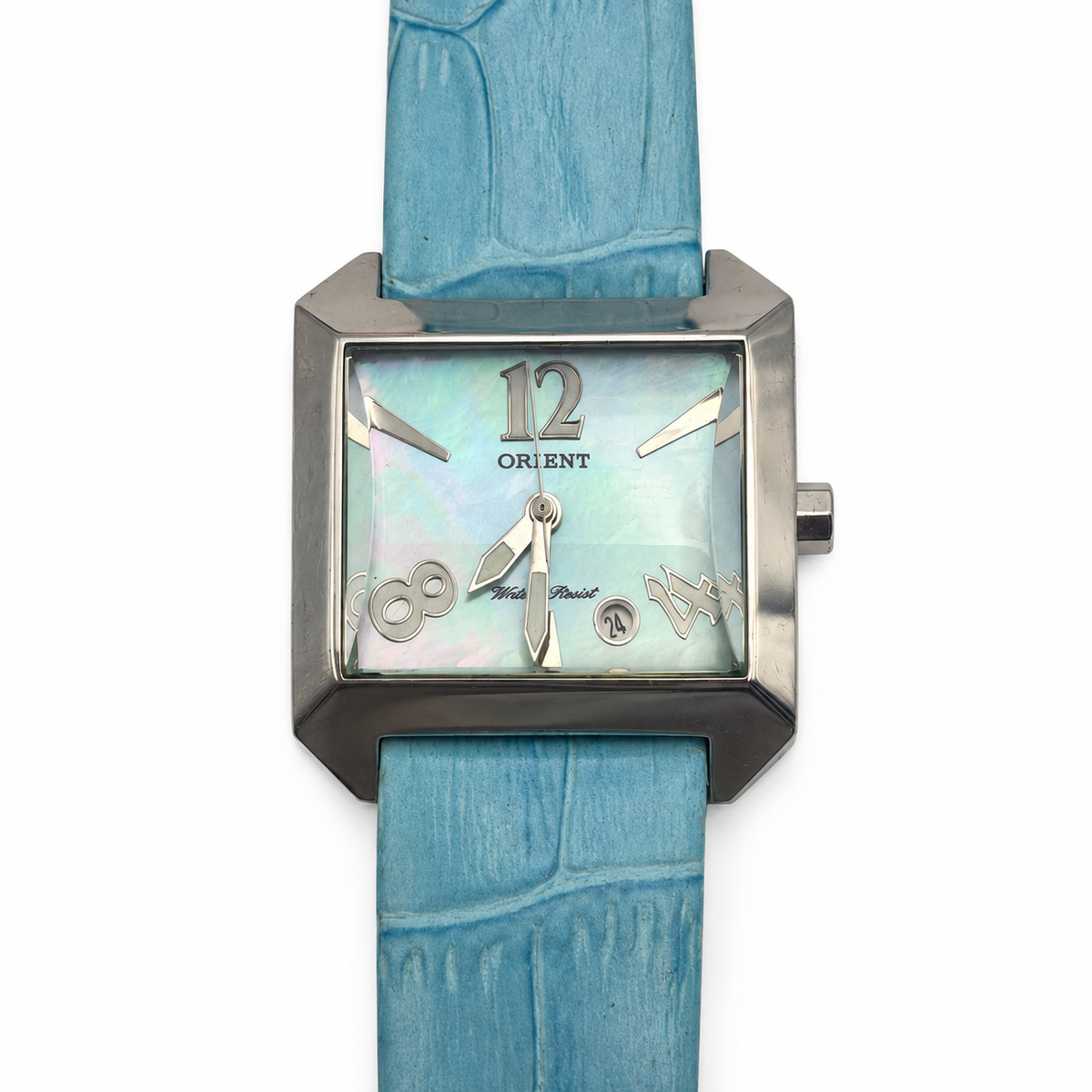 Orologio Orient quadrato per ricambi – Fondo di magazzino, 3 colori