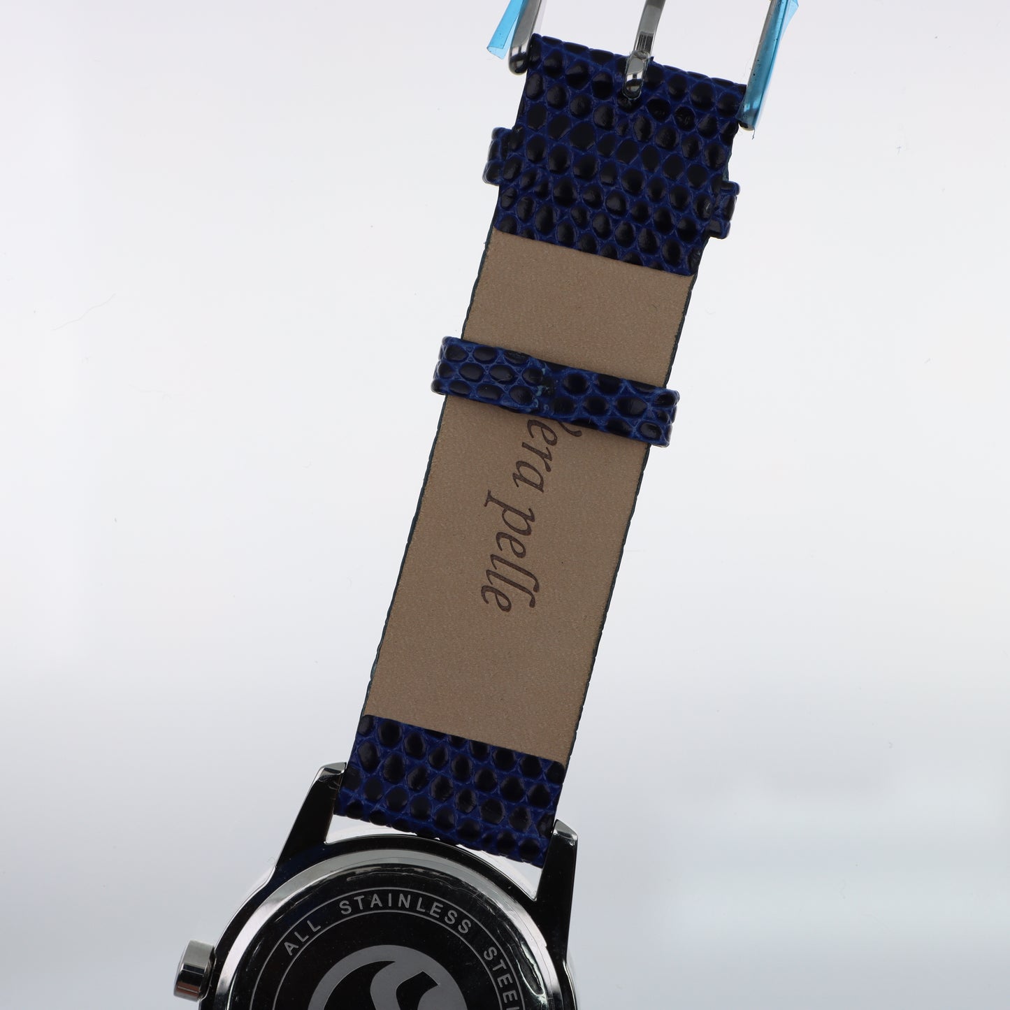 Armada Nueva – Orologio Donna Quadrante Madreperla Cristalli Rosa e Cinturino Blu
