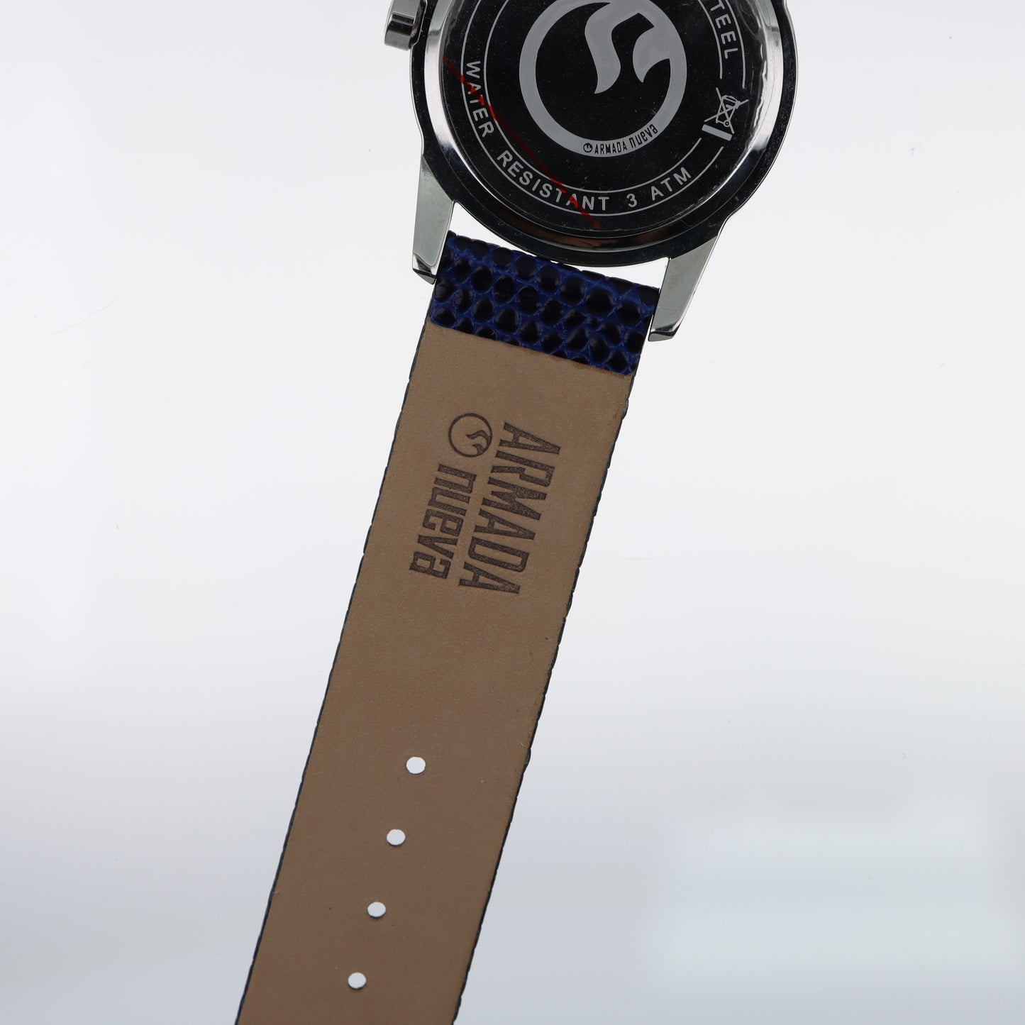 Armada Nueva – Orologio Donna Quadrante Madreperla Cristalli Rosa e Cinturino Blu