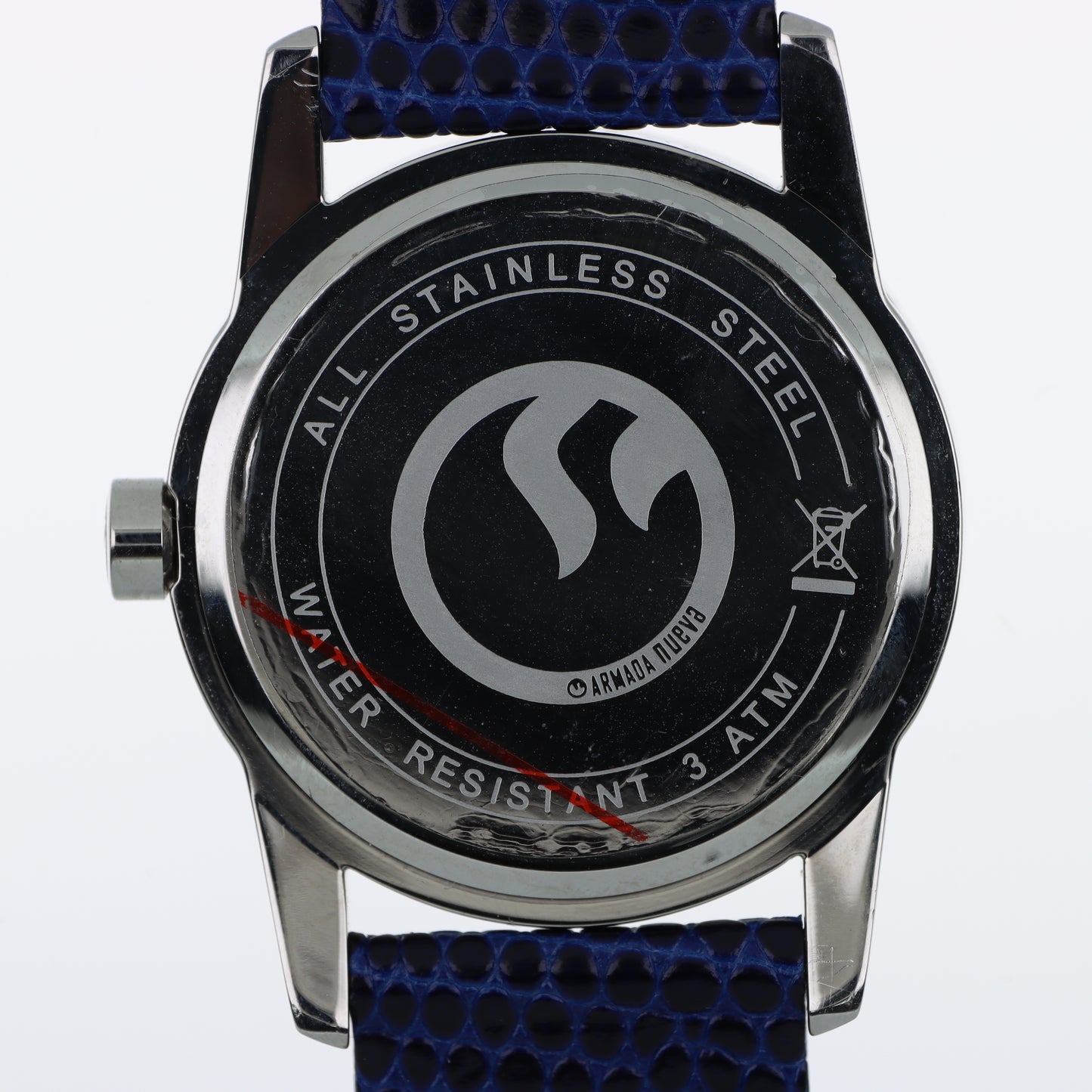 Armada Nueva – Orologio Donna Quadrante Madreperla Cristalli Rosa e Cinturino Blu