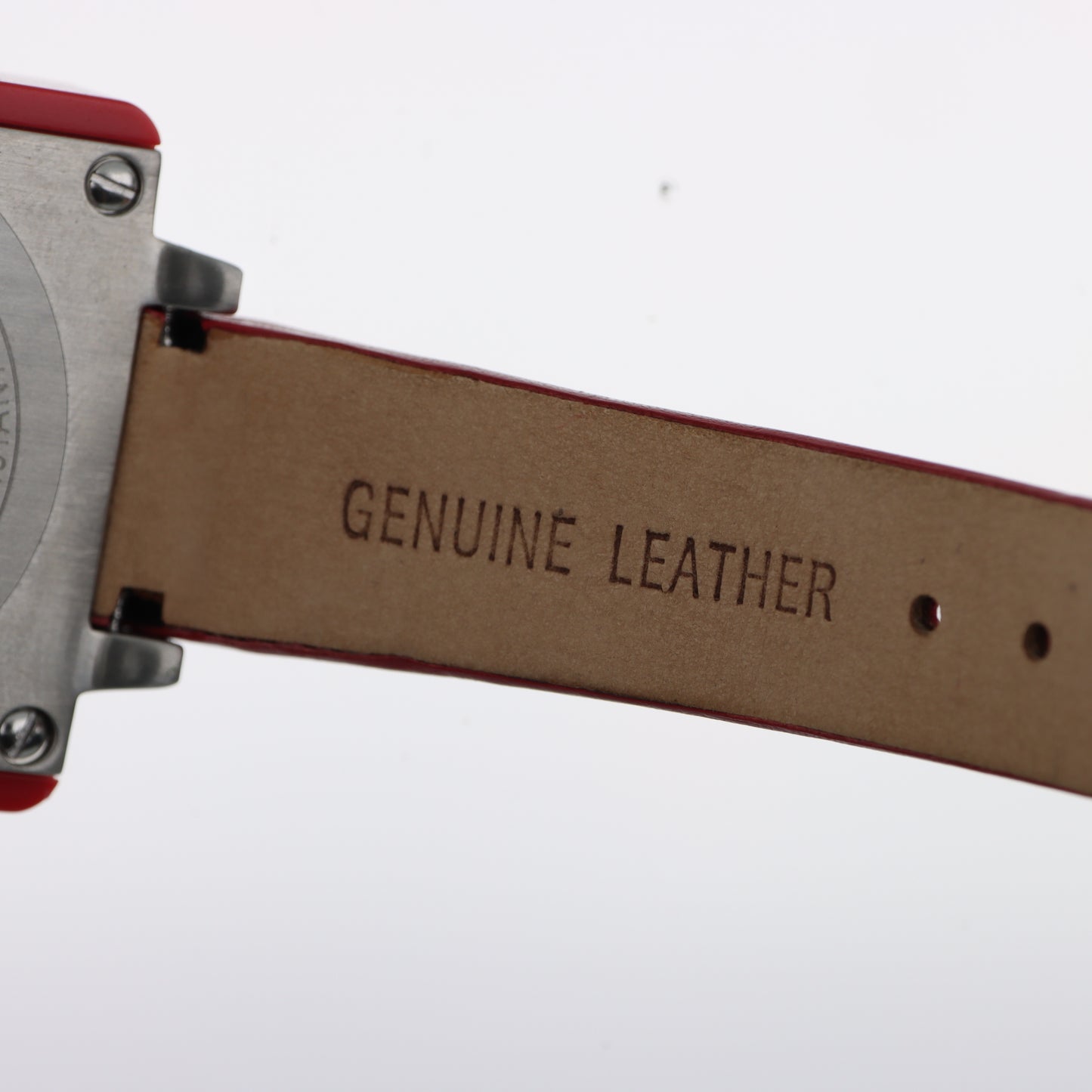 Anyma Free Time – Orologio Cassa Quadrata Rossa Quadrante Nero Cinturino Silicone