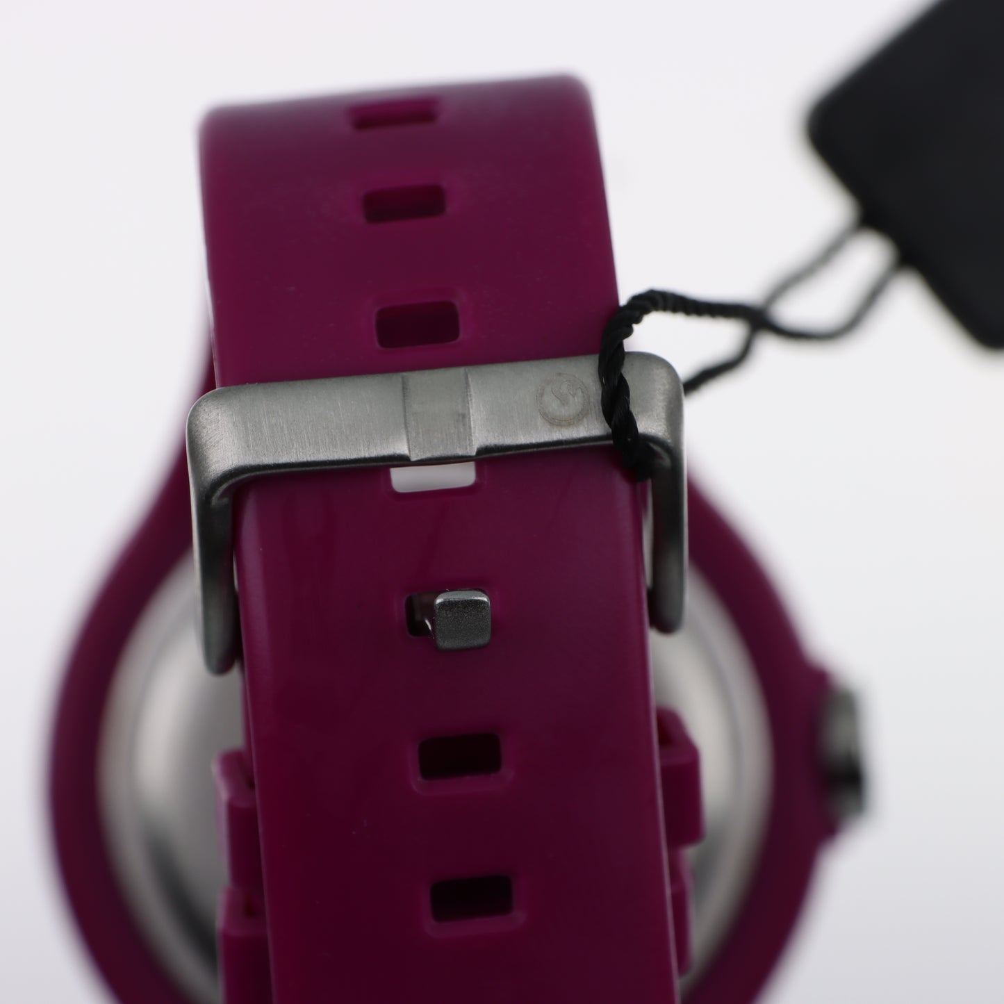 Armada Nueva – Orologio Sport Minimal Quadrante Nero Cinturino Silicone Bordeaux con Data