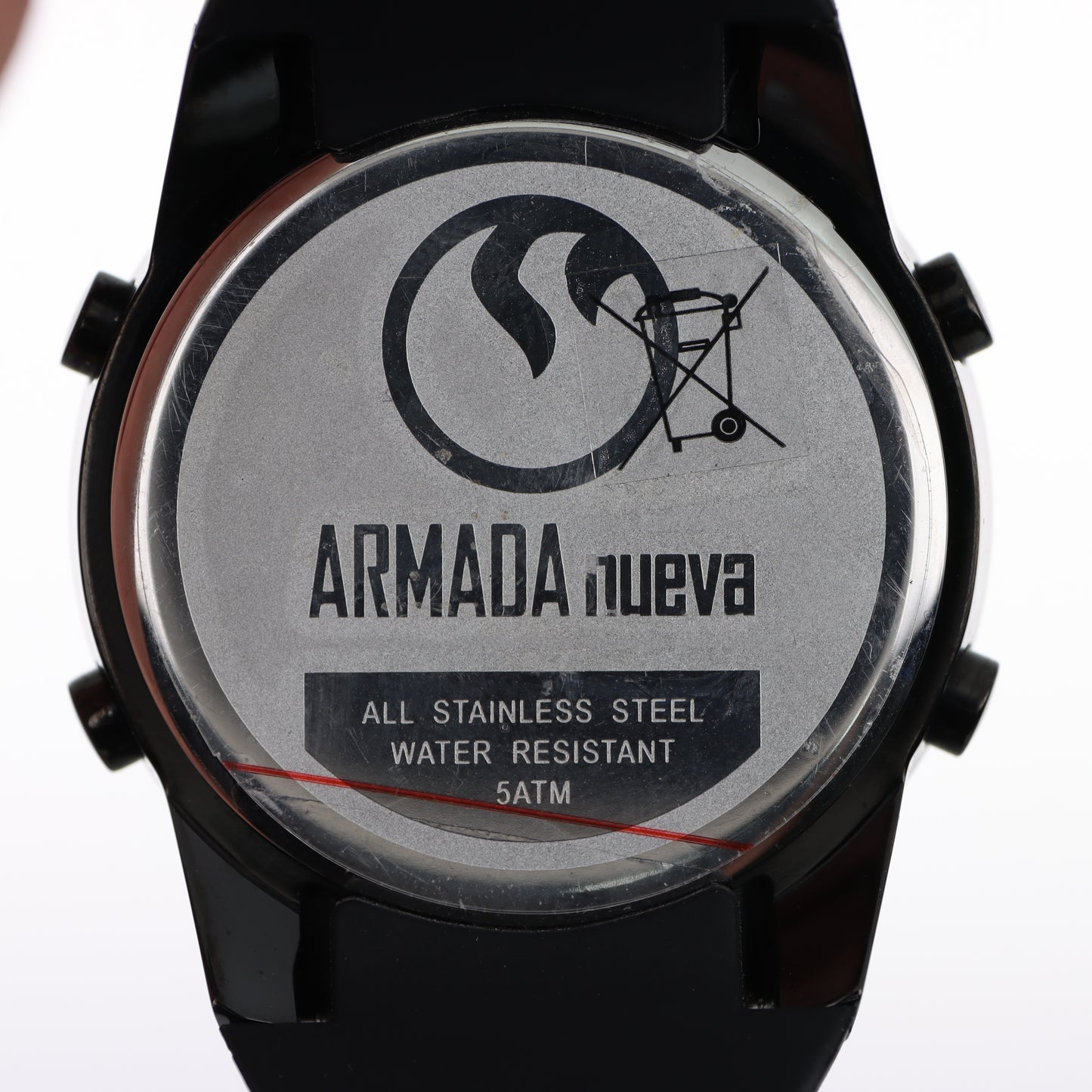 Armada Nueva – Orologio Digitale Total Black con Display Touch e Cinturino Silicone