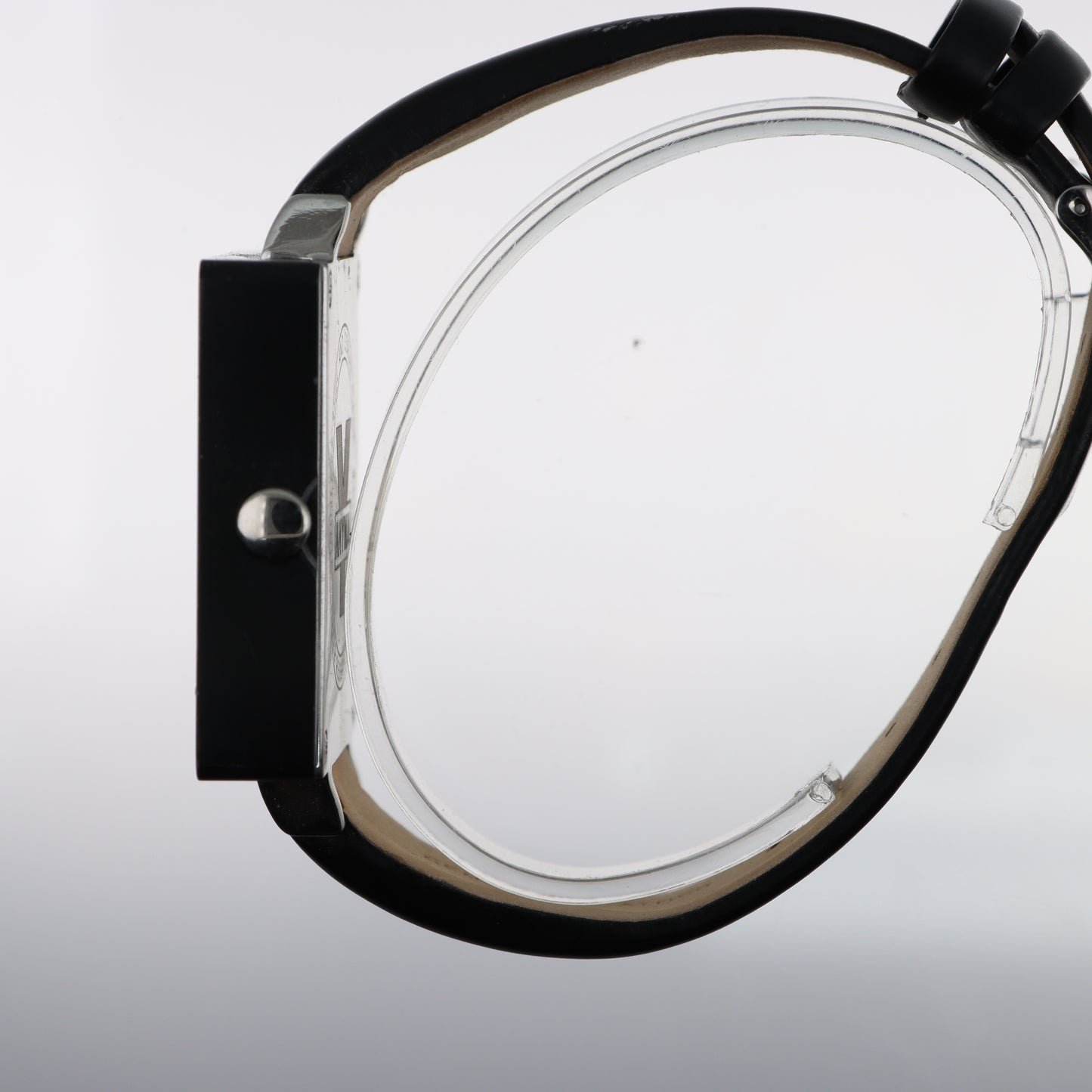 Anyma Free Time – Orologio Cassa Quadrata Total Black Quadrante Numeri Grandi con Data