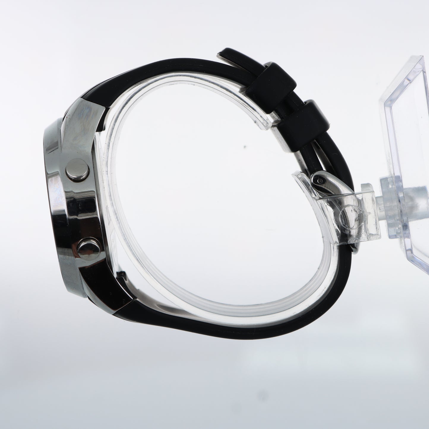 Armada Nueva – Orologio Digitale LCD con Data, Giorno e Cinturino Silicone Nero