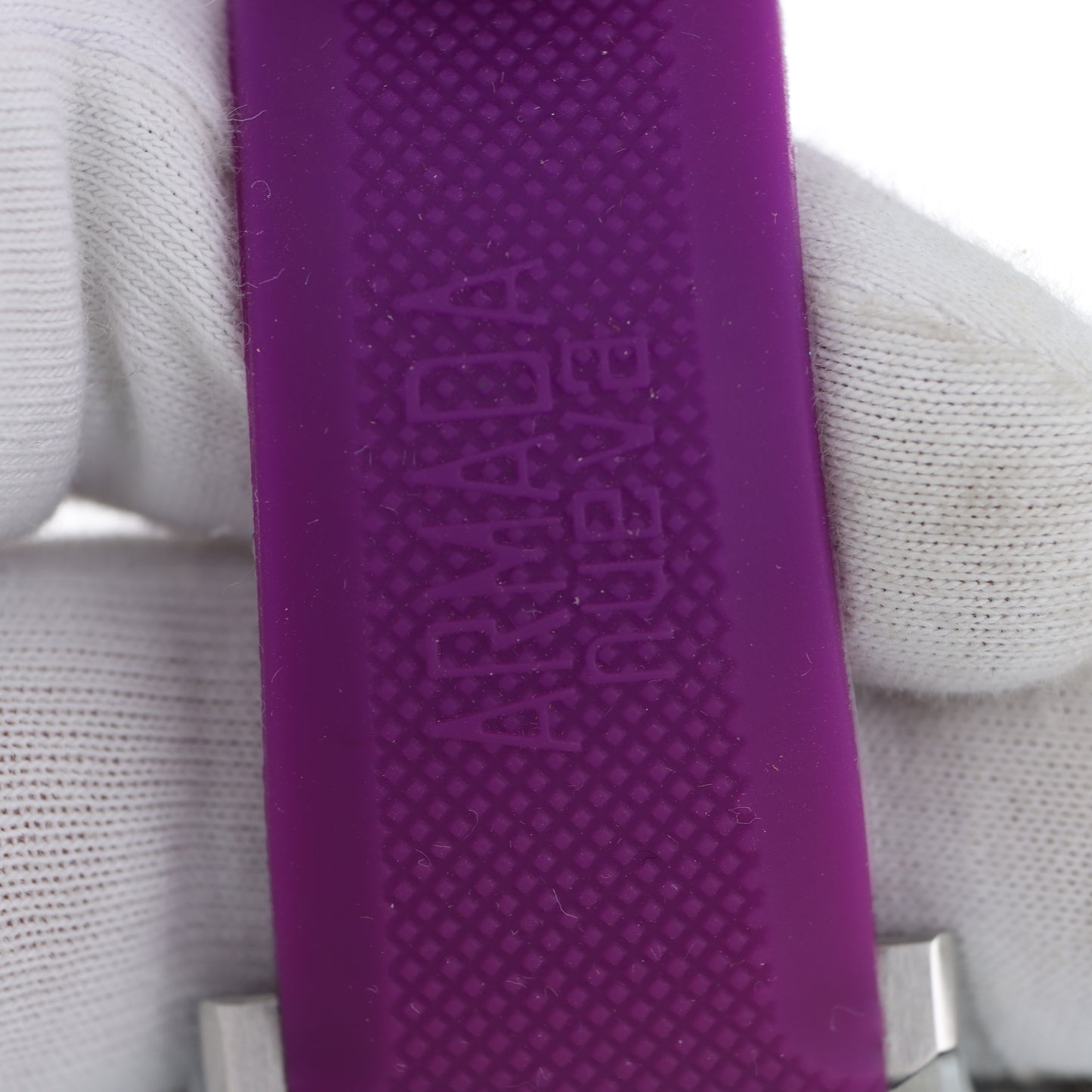 Armada Nueva – Cronografo Aviatore Acciaio con Bezel Bussola Nautica Quadrante Viola e Cinturino Silicone