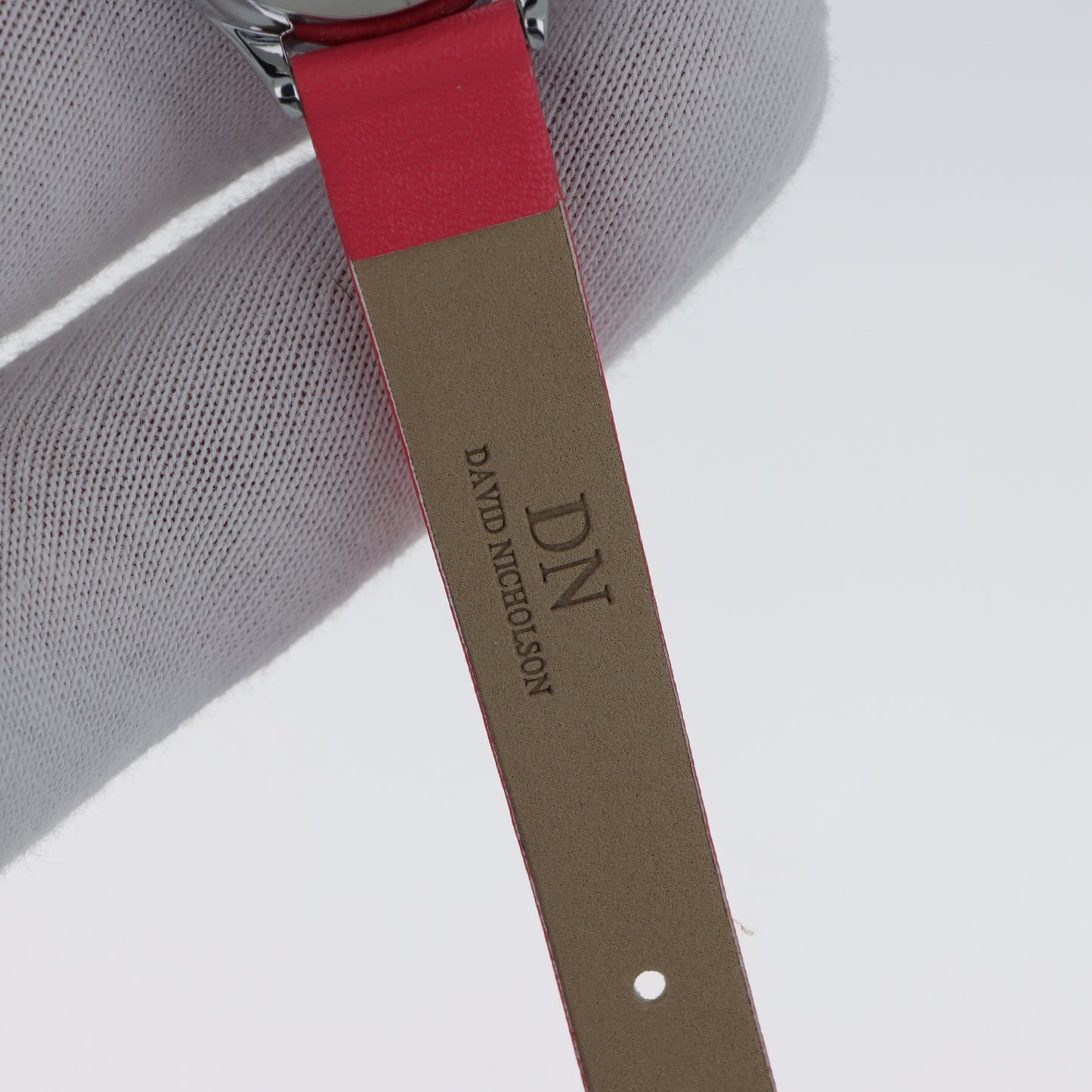 David Nicholson DN – Orologio Donna Quarzo Quadrante Fucsia con Cristalli e Cinturino Pelle Fucsia