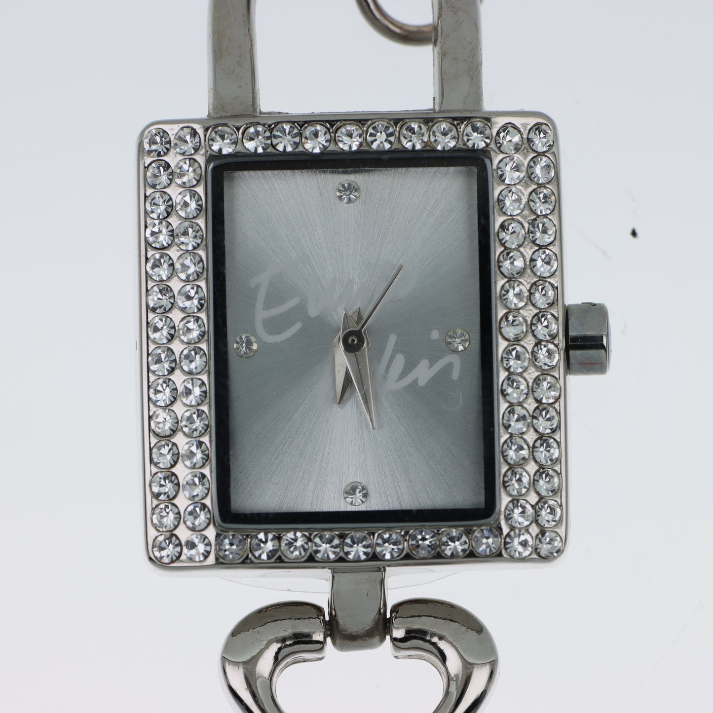 Enrico Coveri - Orologio Donna Cassa Rettangolare Pavé Bracciale Cuori