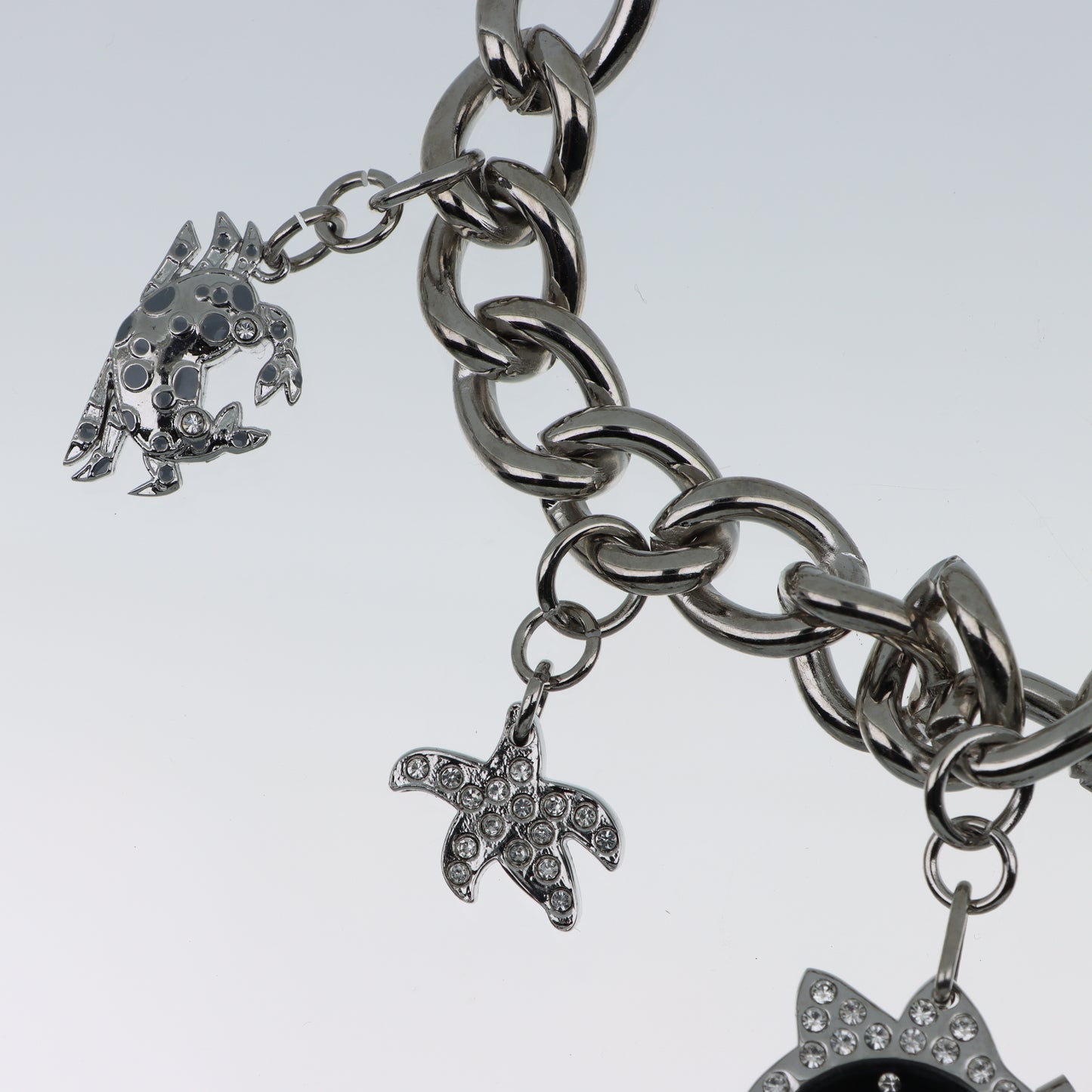 Enrico Coveri - Orologio Charm Donna Bracciale Catena Marina Pesce Stella Granchio