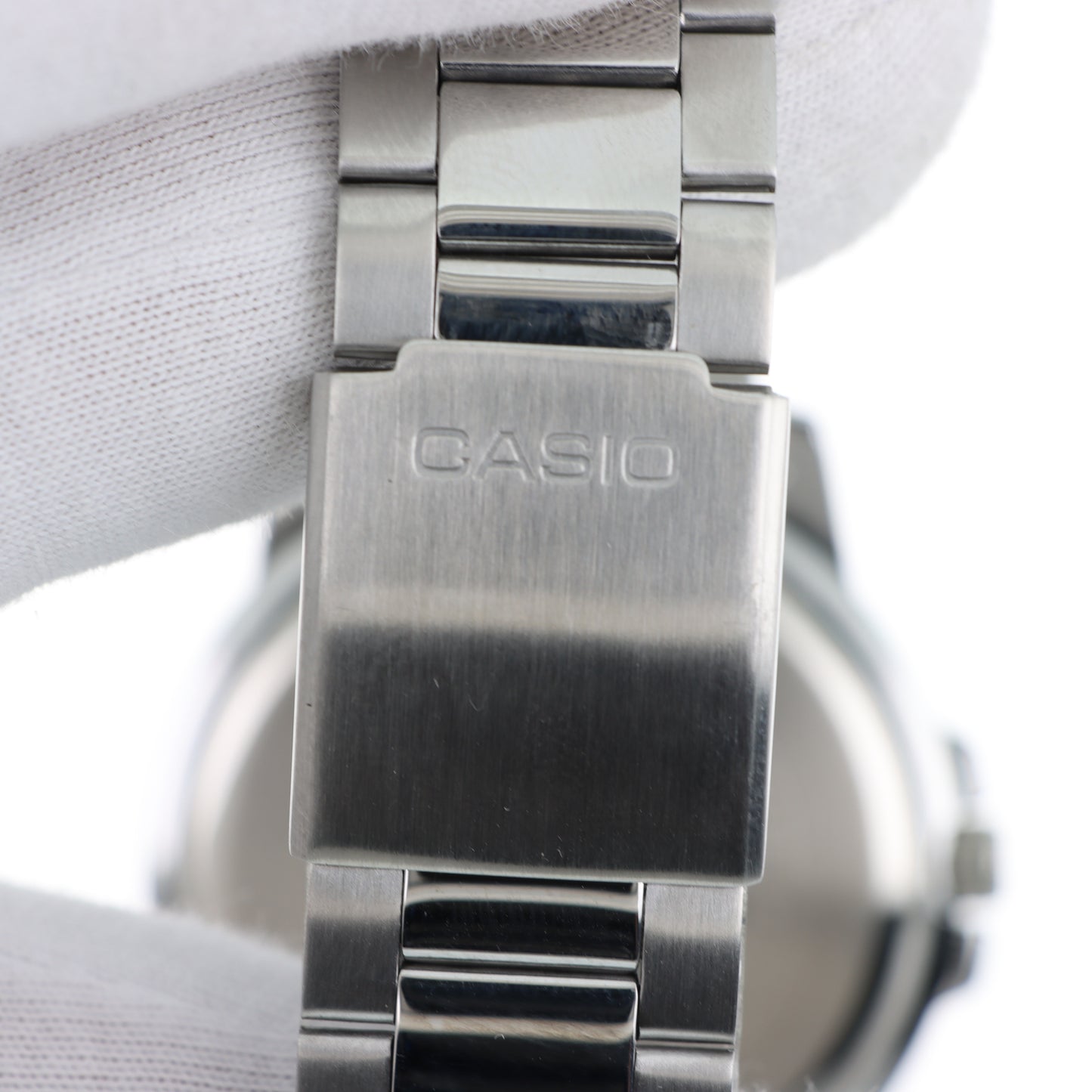 Casio MTP-VD300D - Orologio Uomo Multifunzione Quadrante Blu Bracciale Acciaio Water Resist