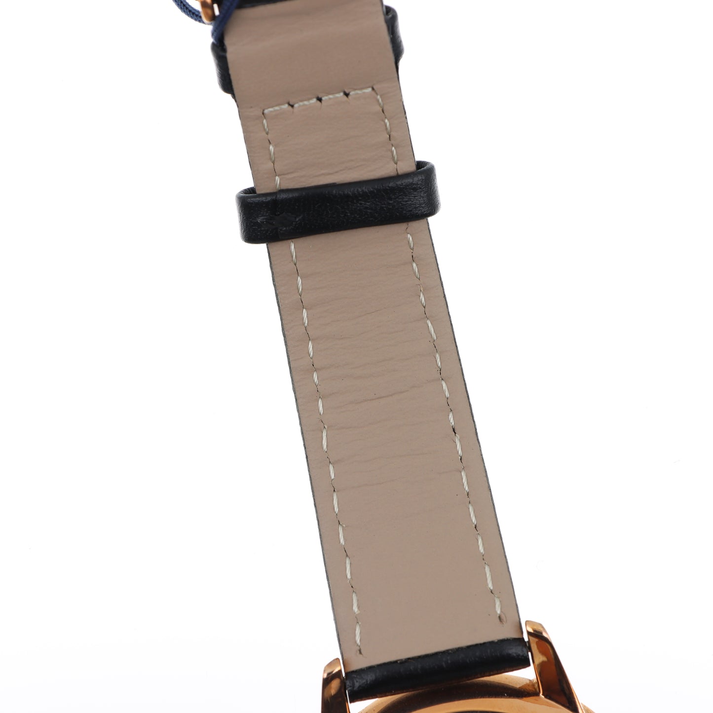 FILA Heritage Watch – Quadrante Nero Geometrico, Cassa Rose Gold e Cinturino in Pelle Nera