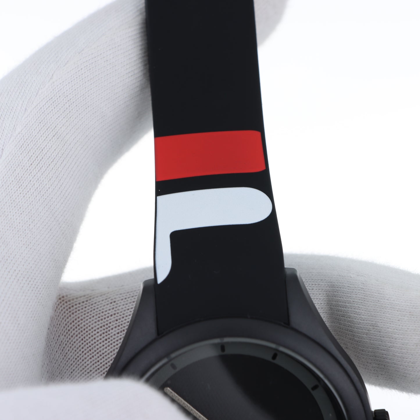 FILA Sport Watch – Cinturino Silicone Nero con Logo Bold