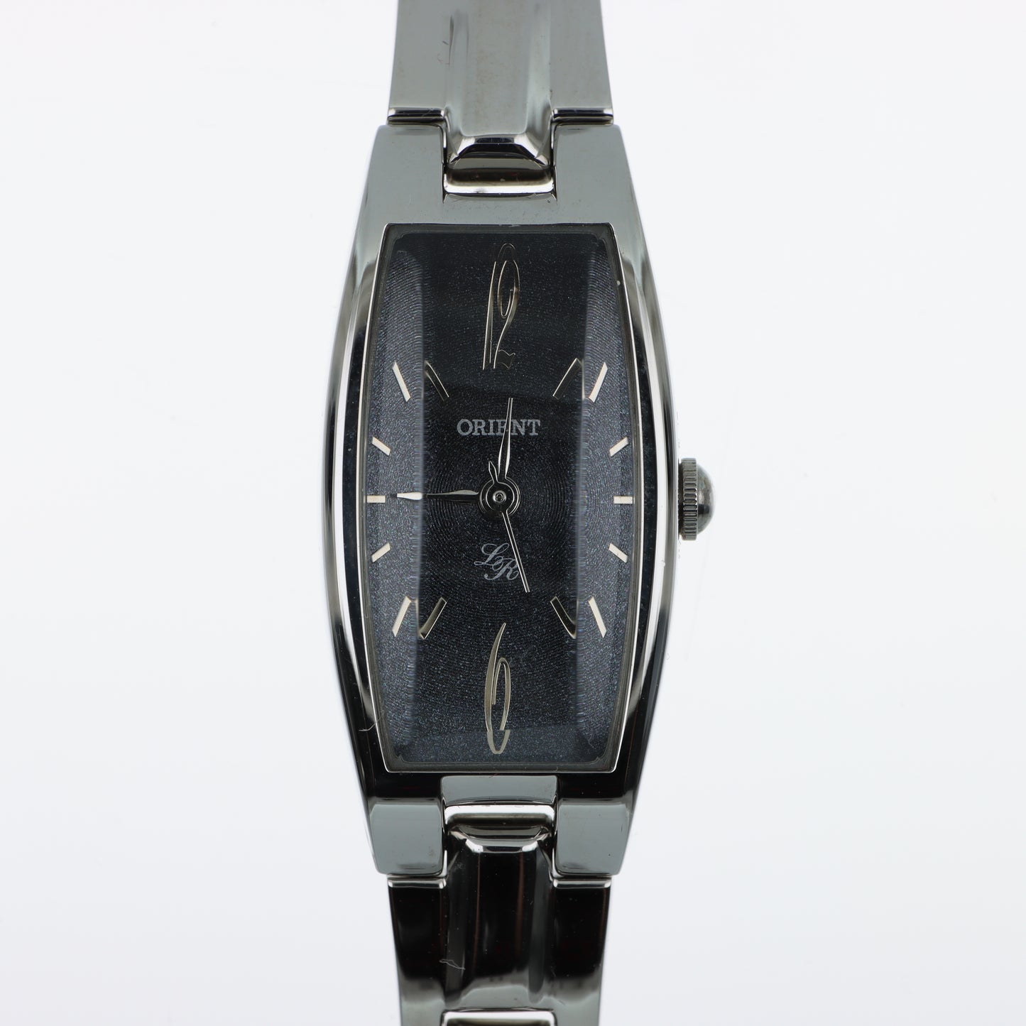 Orologio Orient Lady Tonneau – Cassa e Bracciale in Acciaio, Quadrante Nero