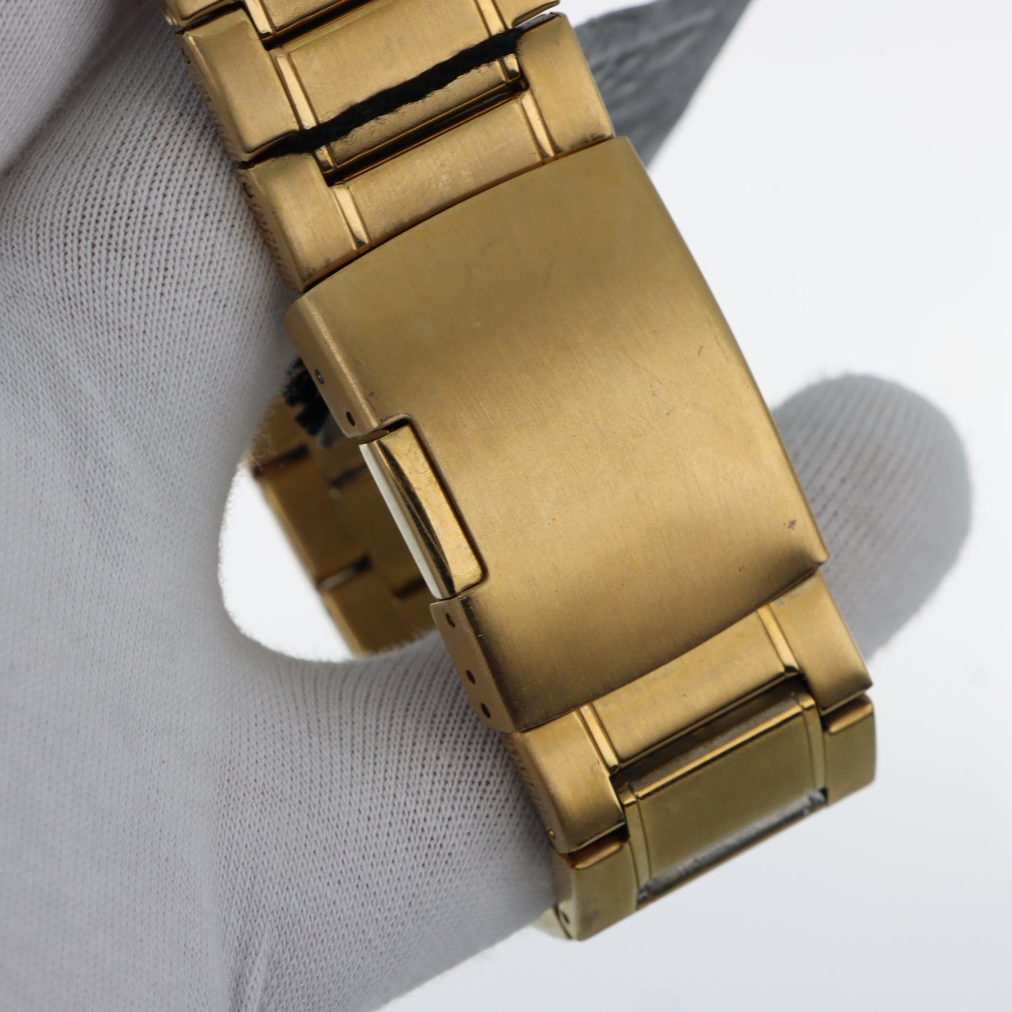 Orologio Avion Cronografo Tachimetro Gold - Fase Lunare e Bracciale in Acciaio Dorato