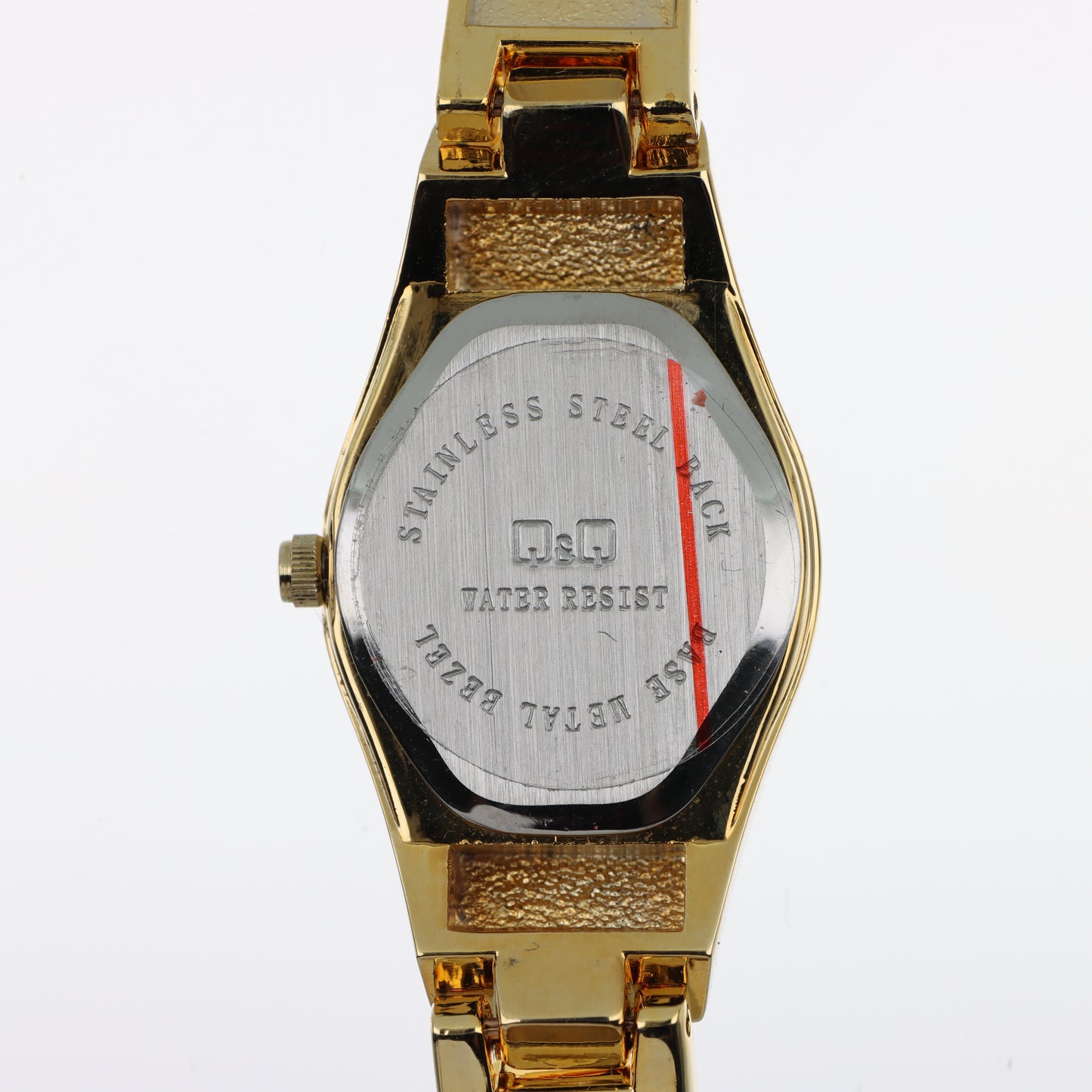 Orologio Q&Q Donna Bracciale Rigido Gold Traforato Floreale - Quadrante Madreperla