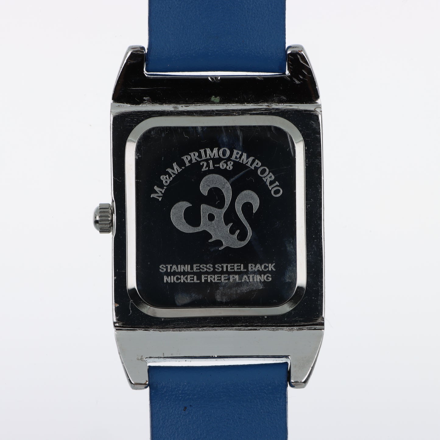 Orologio M&M Primo Emporio 21-68 Quartz – Cassa con Cristalli e Cinturino Blu