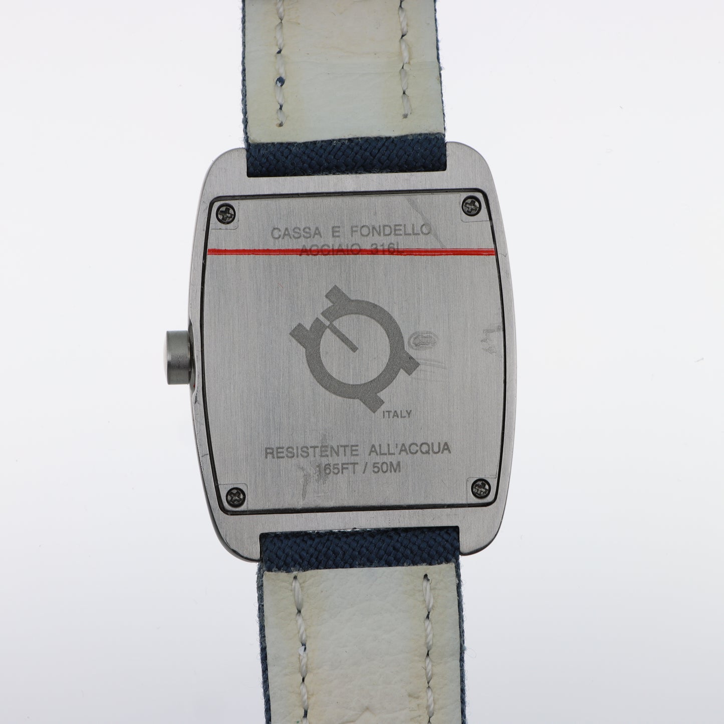 Orologio Spazio 24Tonneau 5 ATM Water Resistant – Quadrante Bianco e Cinturino in Tessuto Navy