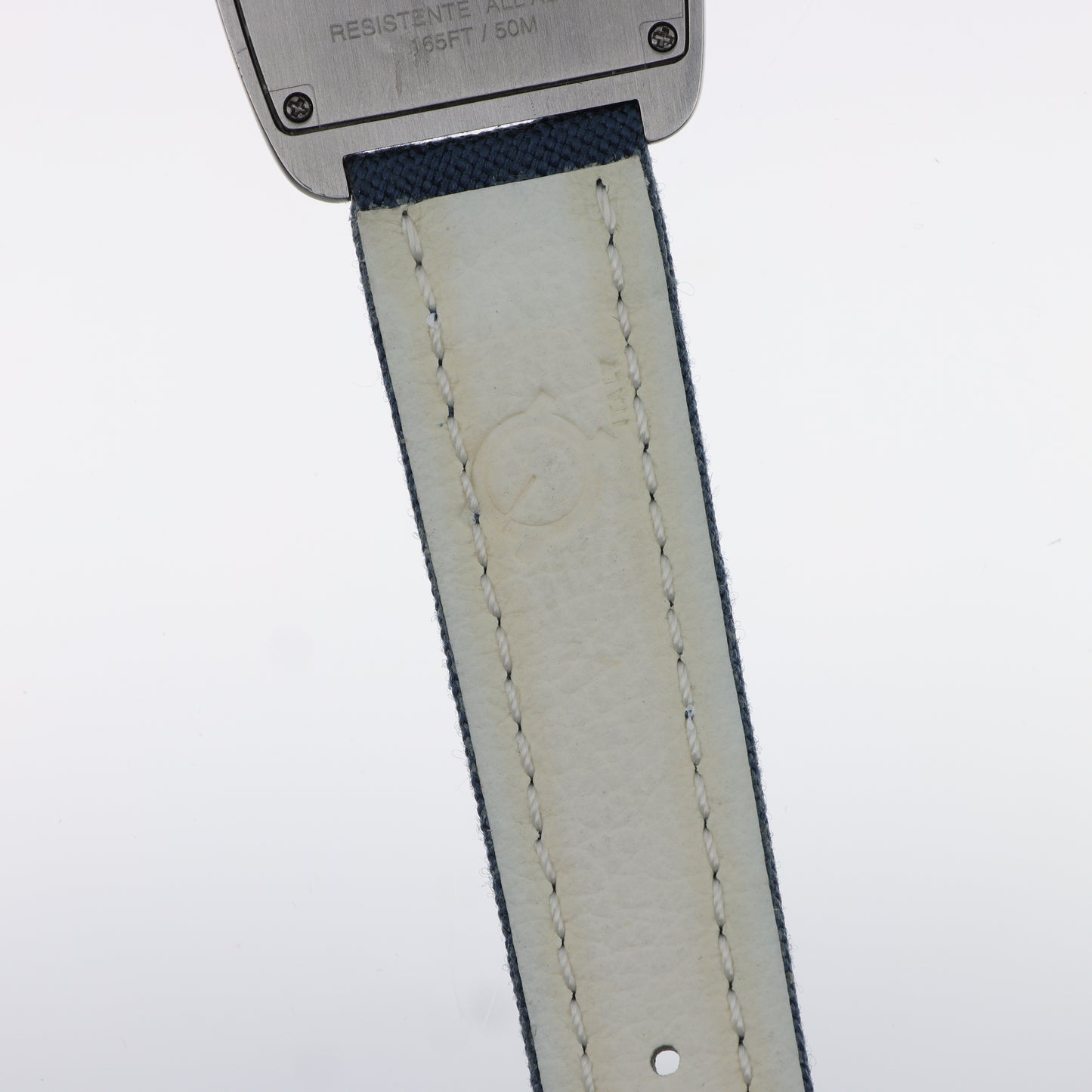 Orologio Spazio 24Tonneau 5 ATM Water Resistant – Quadrante Bianco e Cinturino in Tessuto Navy