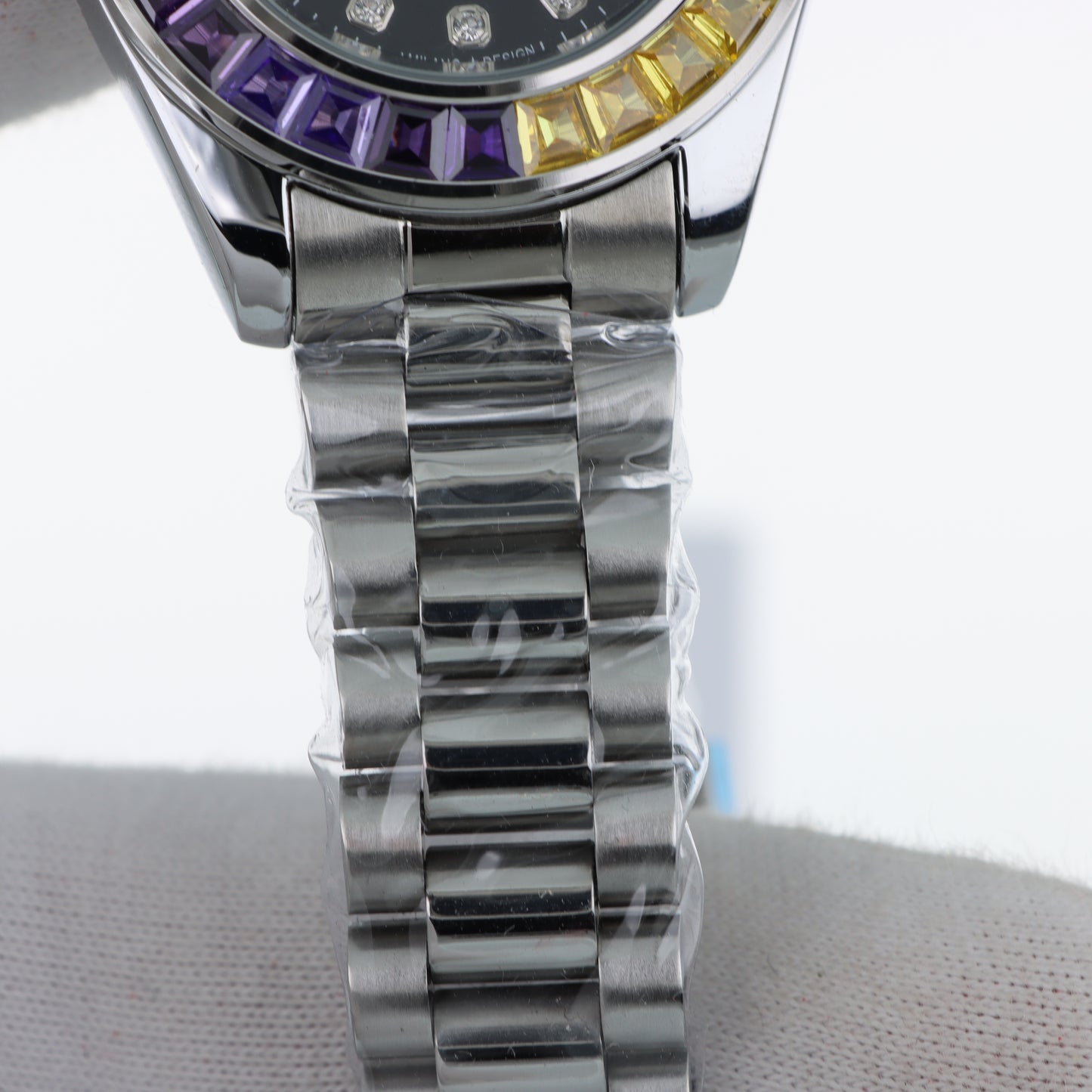 Orologio Hoops Rainbow - Lunetta Multicolore e Bracciale in Acciaio
