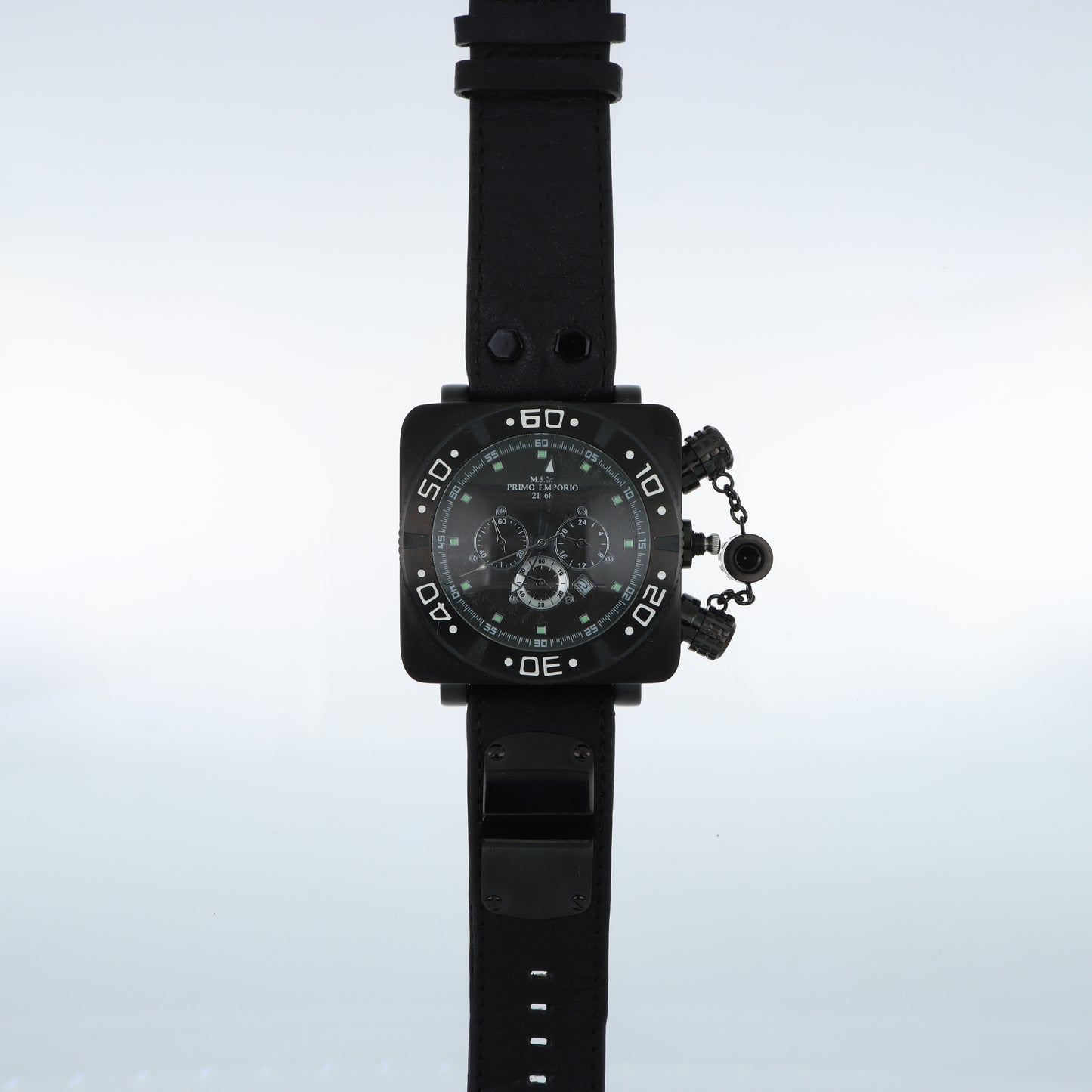 Orologio M&M Primo Emporio 21-68 Cronografo Black – Cinturino in Pelle Nera