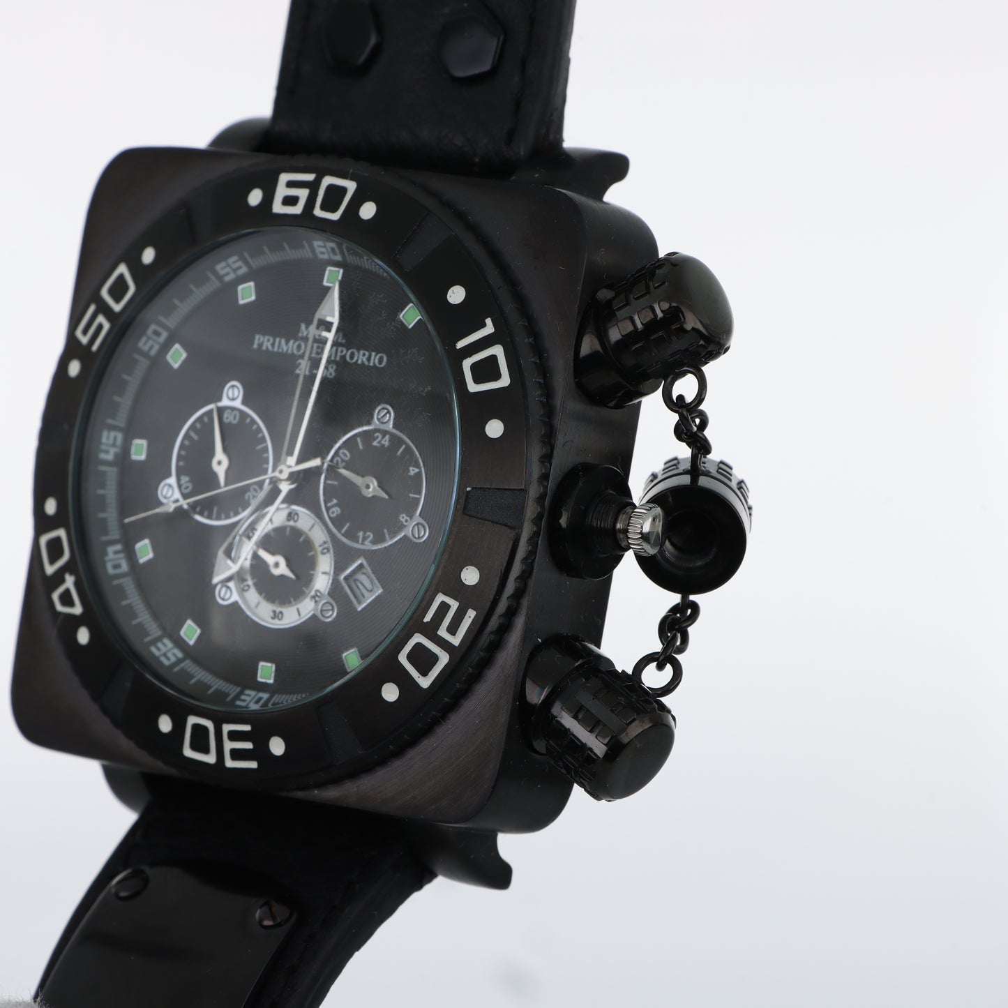 Orologio M&M Primo Emporio 21-68 Cronografo Black – Cinturino in Pelle Nera