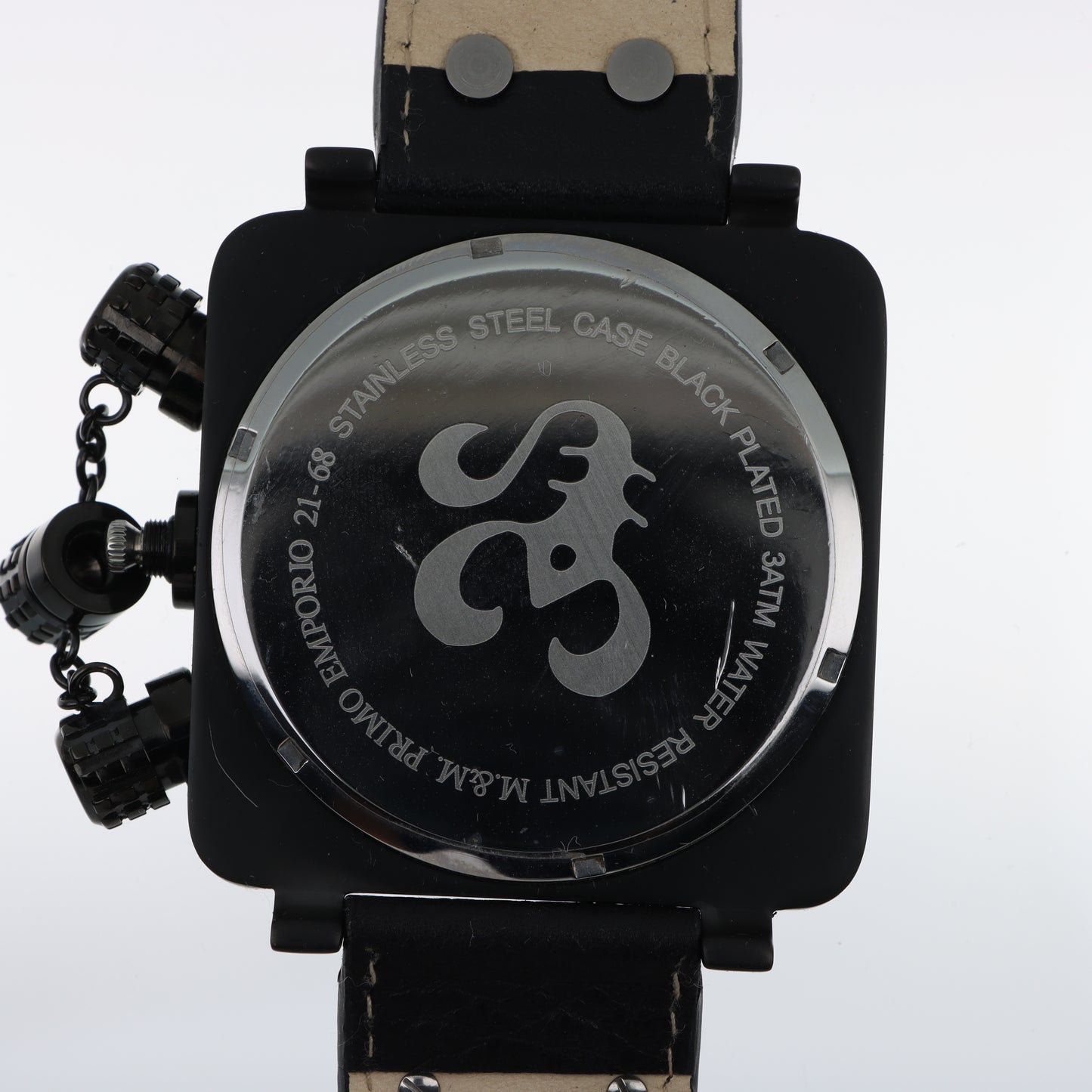 Orologio M&M Primo Emporio 21-68 Cronografo Black – Cinturino in Pelle Nera