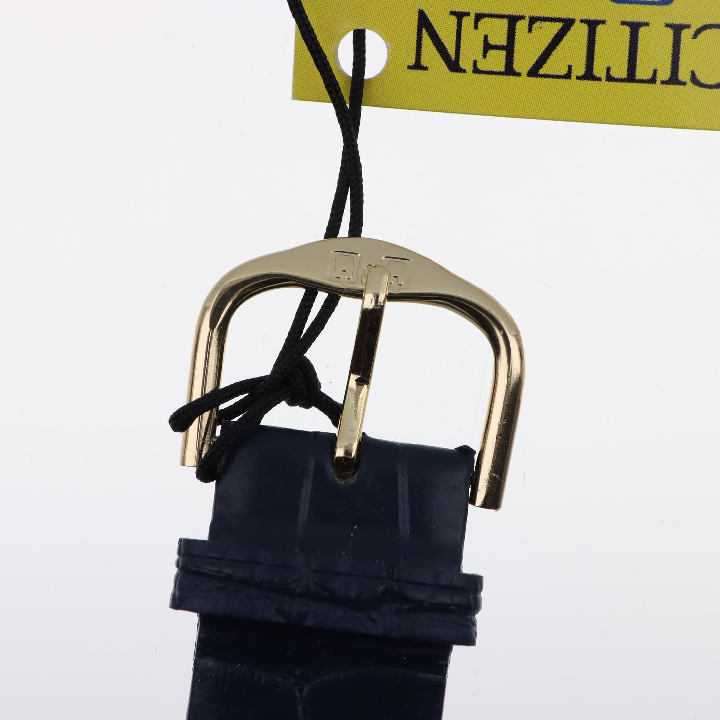 Orologio Q&Q Quartz Tonneau Gold - Quadrante Blu Navy e Cinturino in Pelle