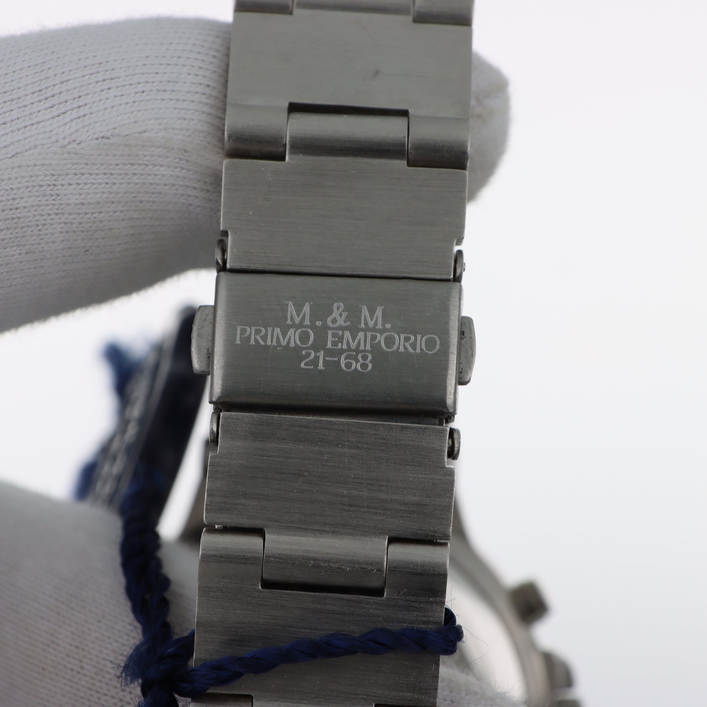 Orologio M&M Primo Emporio 21-68 Chronograph Firenze - Total White con Bracciale in Acciaio