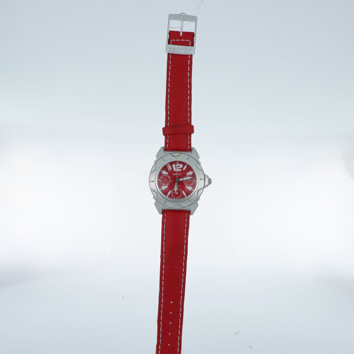 Orologio Sector Sport Multifunzione Red - Quadrante Rosso con Giorno Data e Cinturino in Pelle Rossa