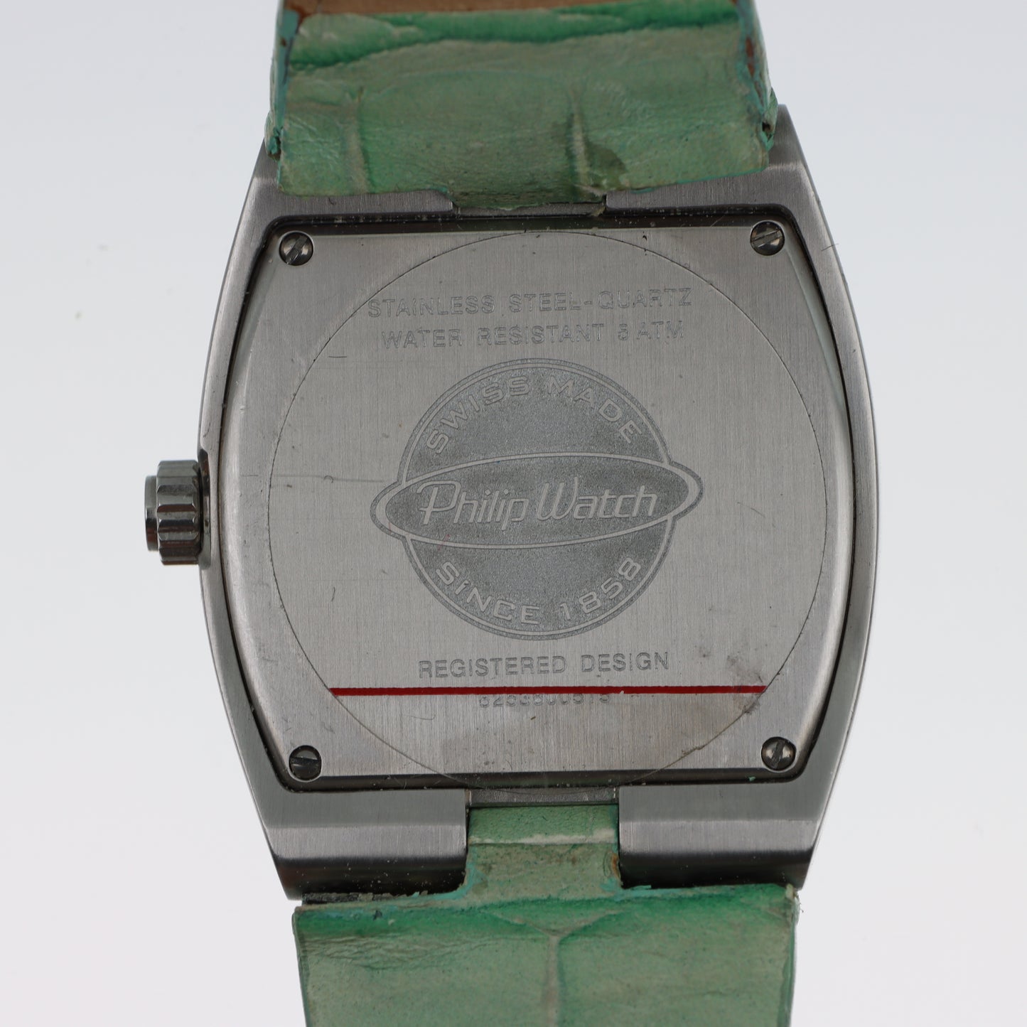 Orologio Philip Watch Imakos Swiss Made - Quadrante Madreperla Turchese e Cinturino Verde Acqua