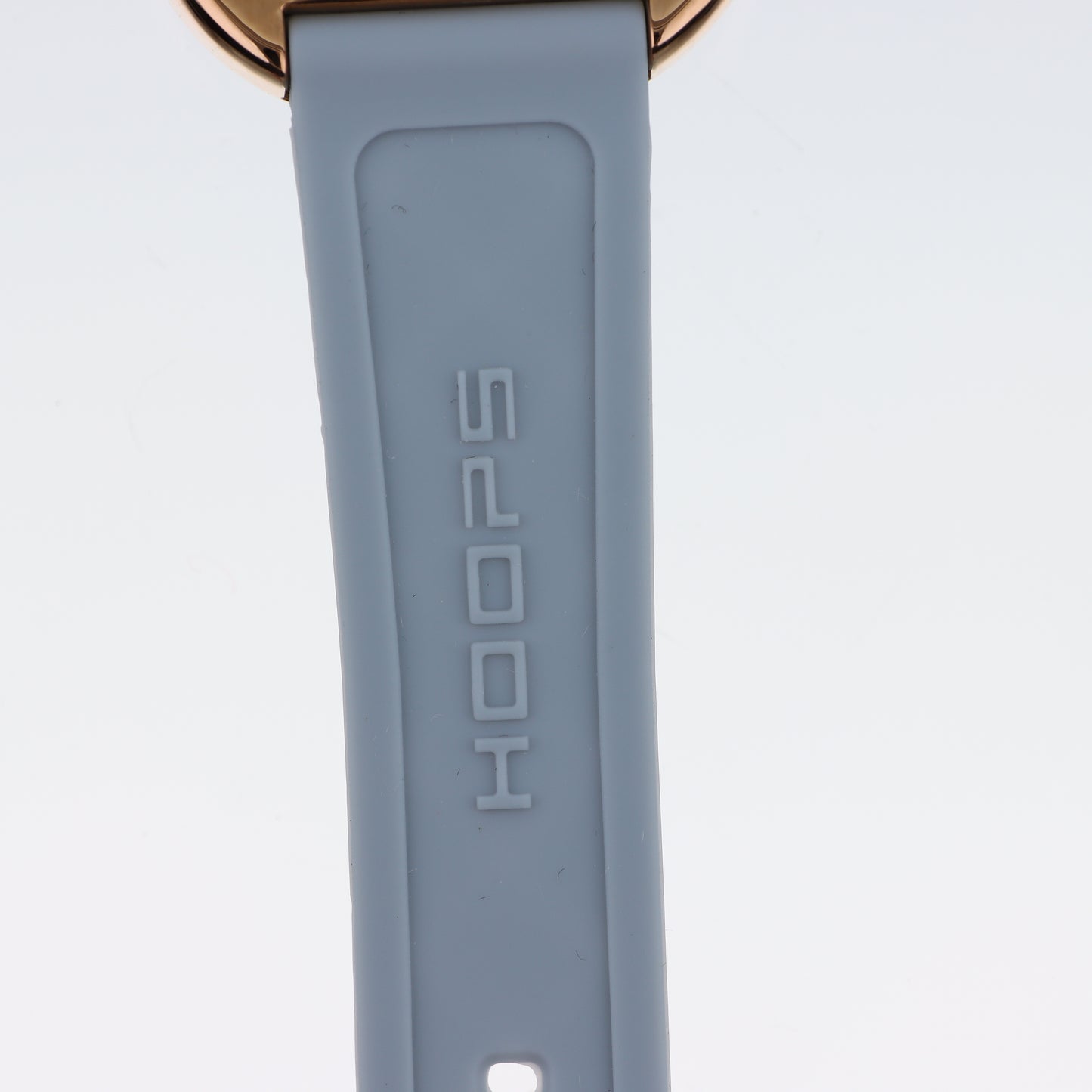 Orologio Hoops Oval Rose Gold - Quadrante Azzurro e Cinturino in Silicone Trapuntato