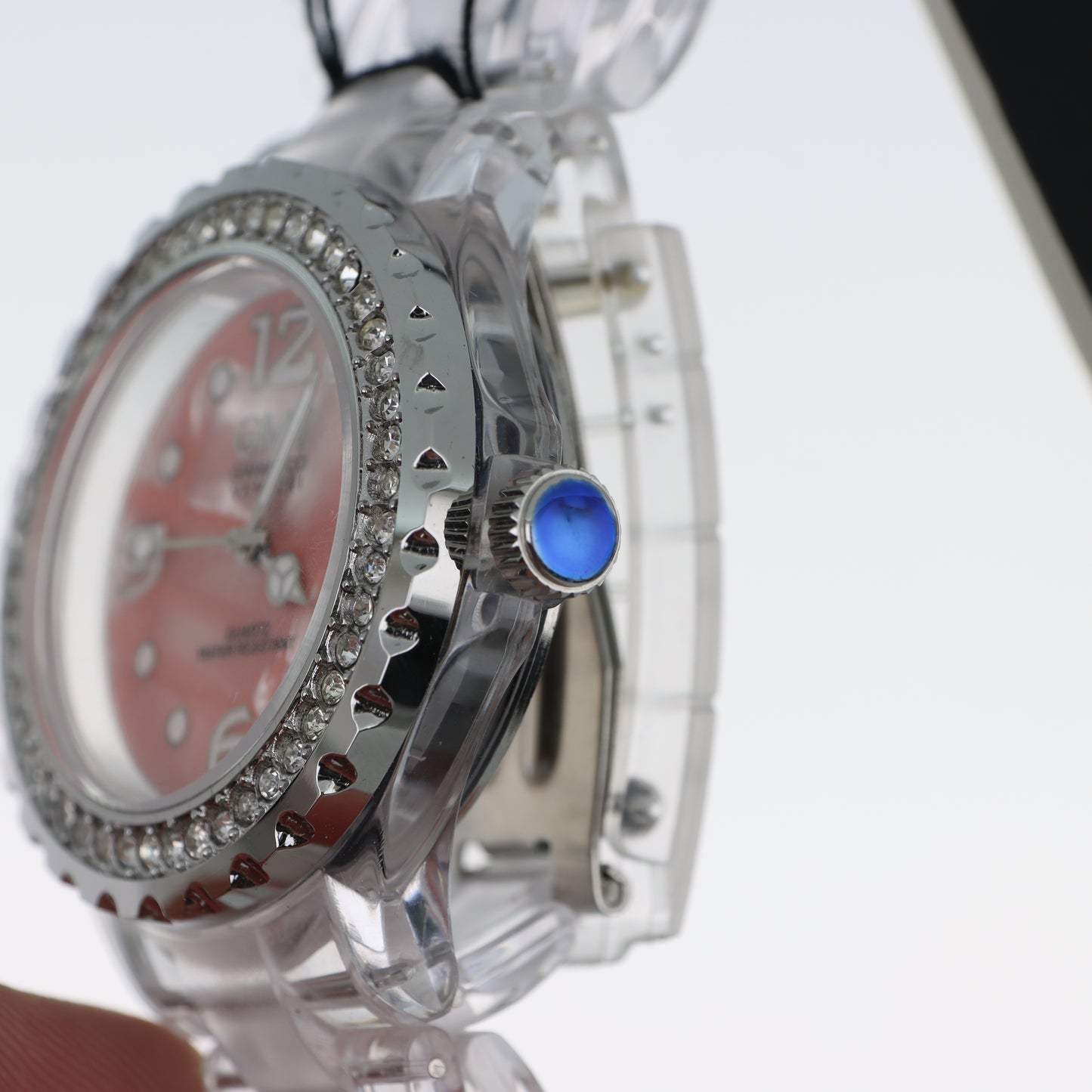 Orologio Gianmarco Venturi GMV Crystal - Lunetta con Doppia Fila di Cristalli e Bracciale Trasparente