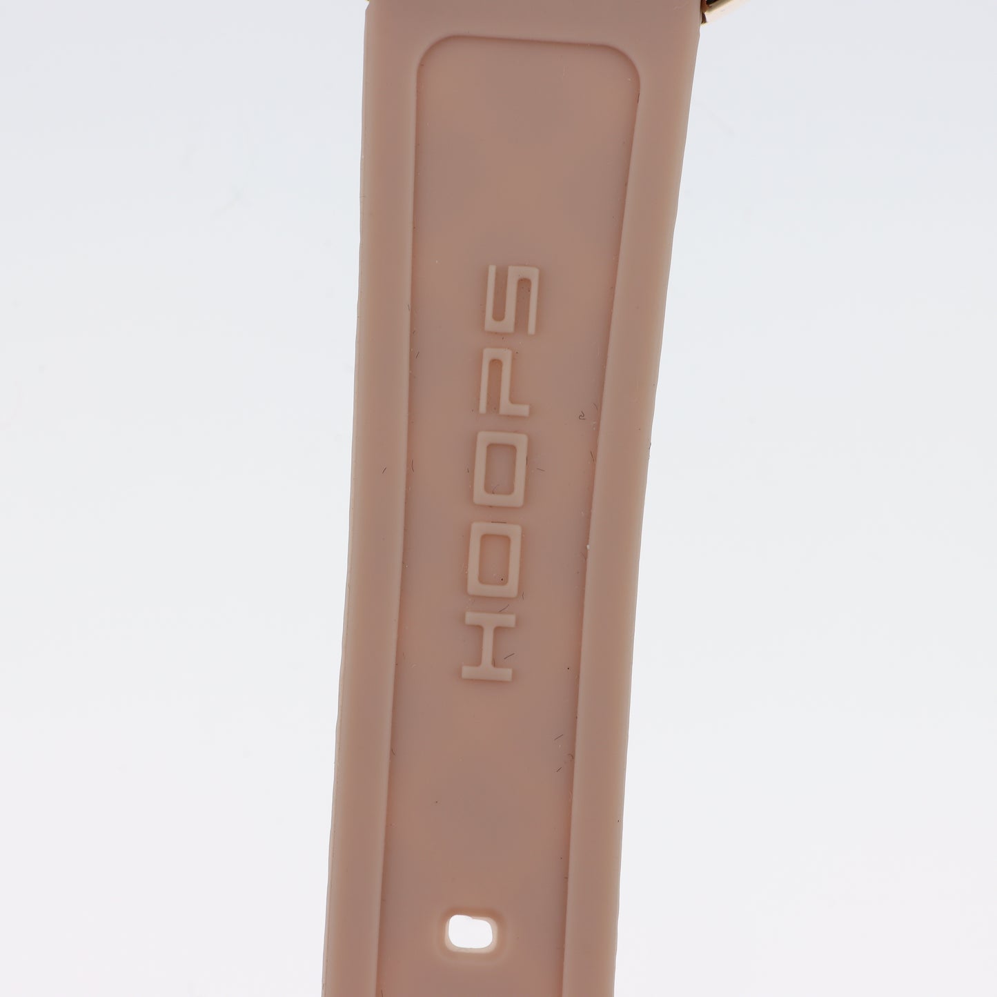 Orologio Hoops Oval Total Rose Gold - Quadrante Cipria e Cinturino in Silicone Trapuntato Rosa