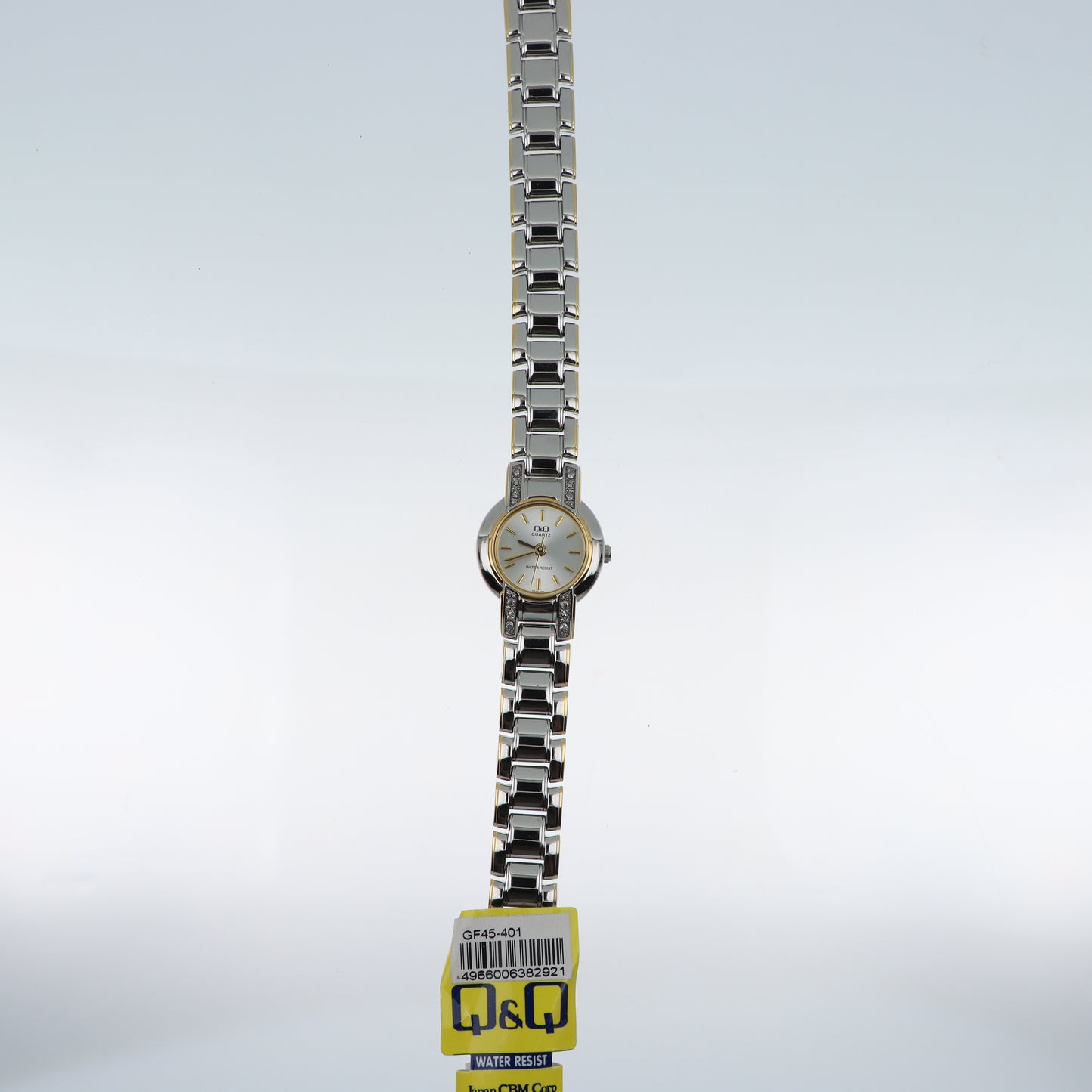 Q&Q Quartz GE15-401 – Orologio Bicolore con Cristalli Water Resist
