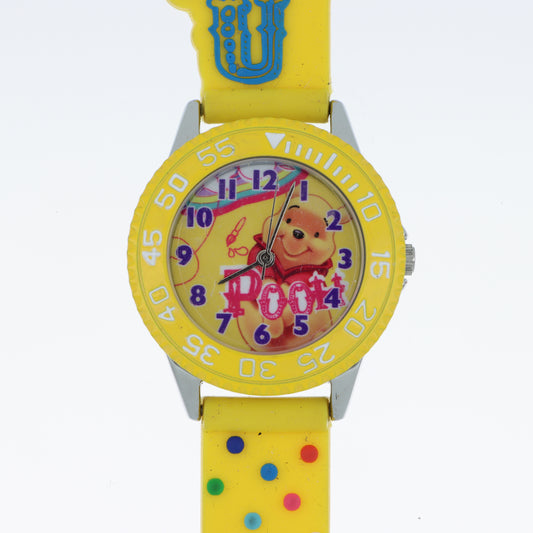 Orologio Bambini Winnie the Pooh – Cinturino Giallo con Pois Colorati