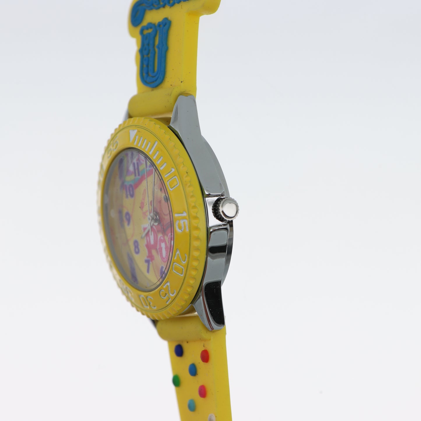 Orologio Bambini Winnie the Pooh – Cinturino Giallo con Pois Colorati