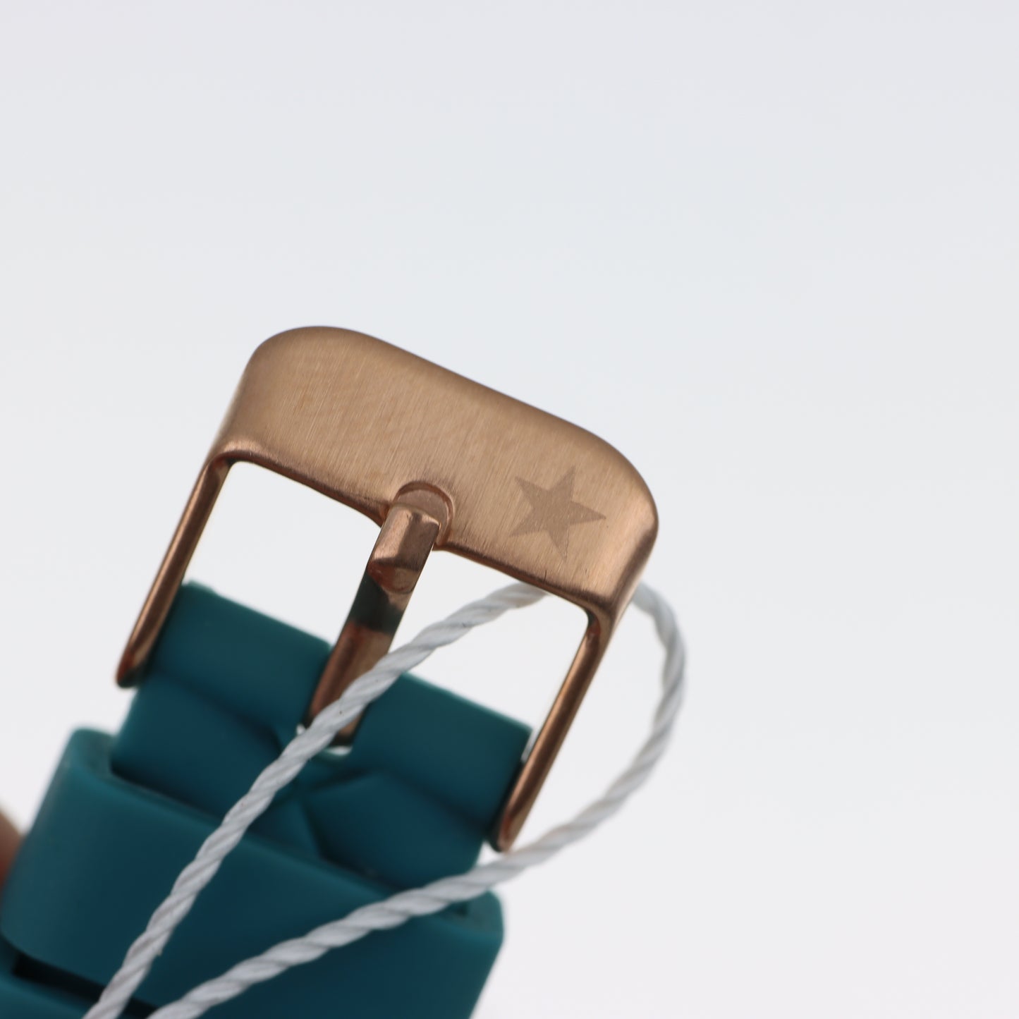 Hoops – Orologio Donna Cassa Rose Gold Quadrante Teal Cinturino Silicone