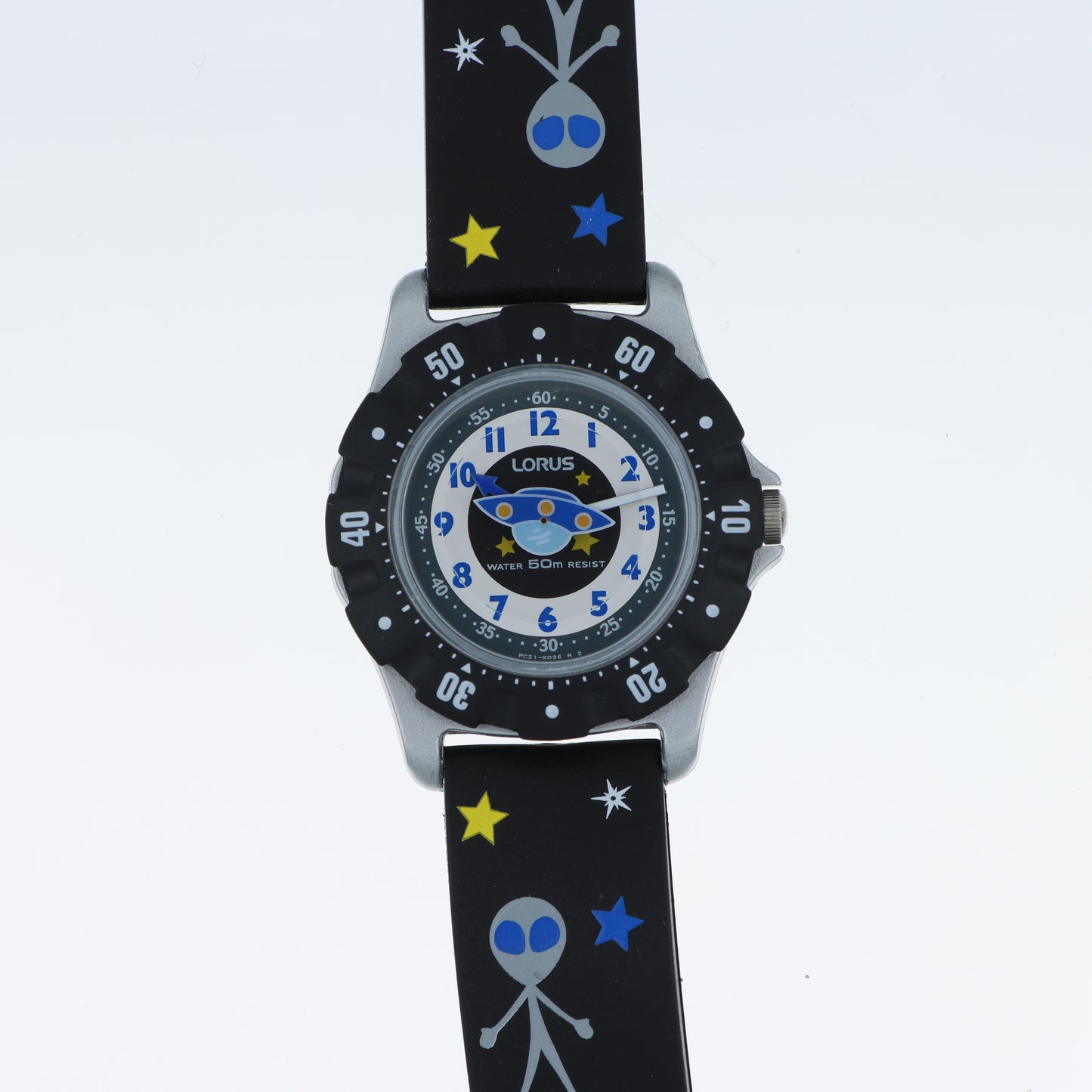 Lorus PC21-X036 – Orologio Bambini Spazio UFO Water Resist 50m