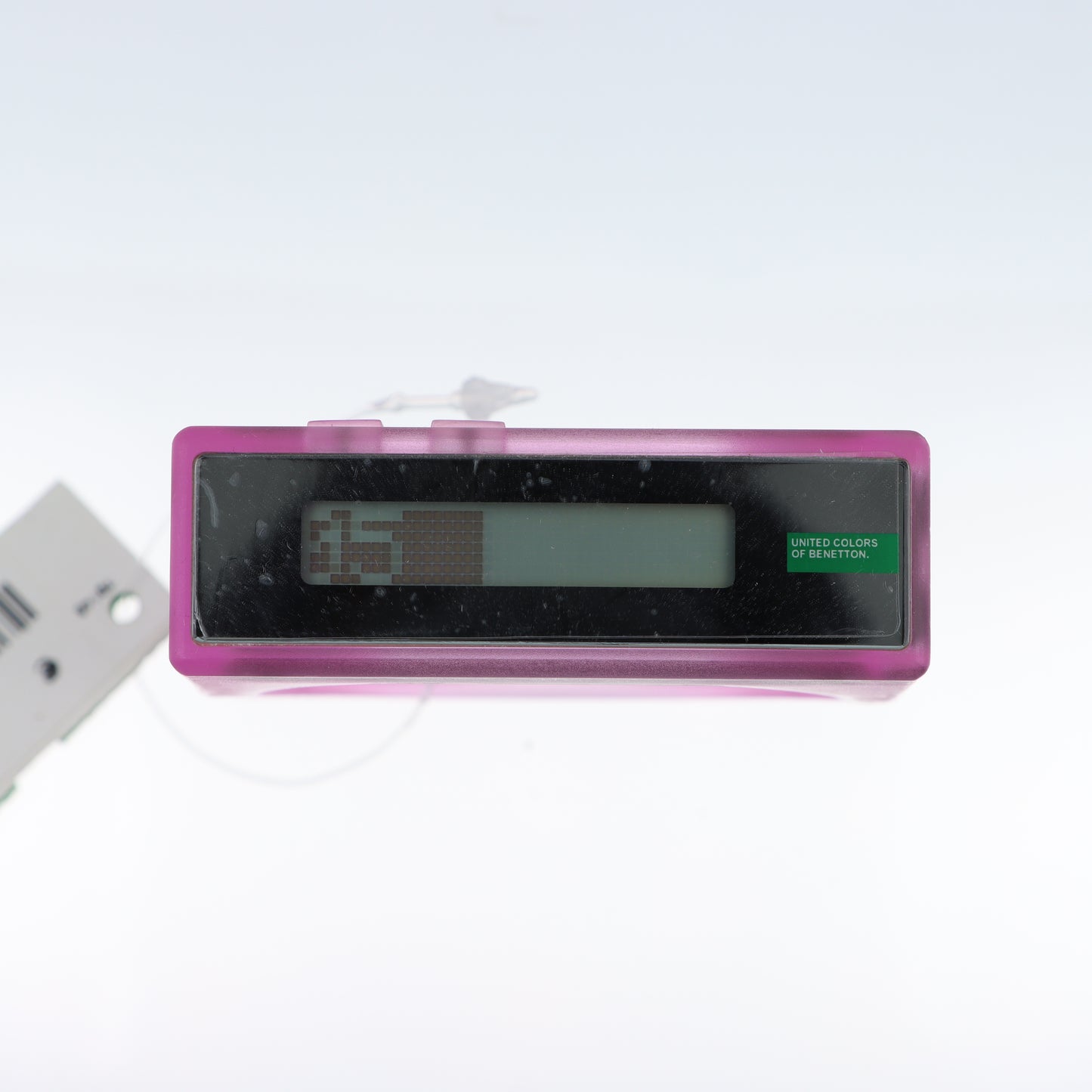 Sveglia United Colors of Benetton Digital Pixel - Display LCD e Cornice Fucsia