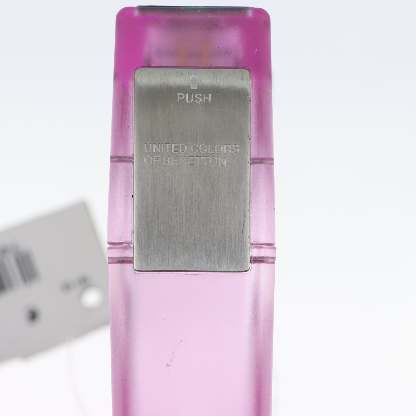 Sveglia United Colors of Benetton Digital Pixel - Display LCD e Cornice Fucsia