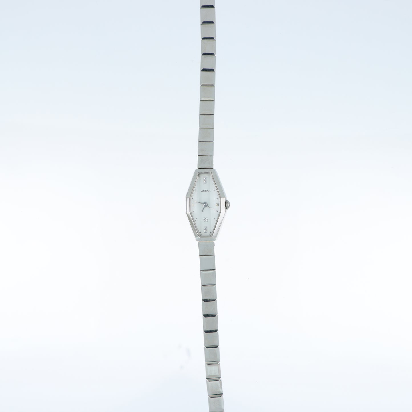 Orologio Orient Lady Rose LR - Cassa Esagonale Silver con Quadrante Madreperla e Borchie Piramidali