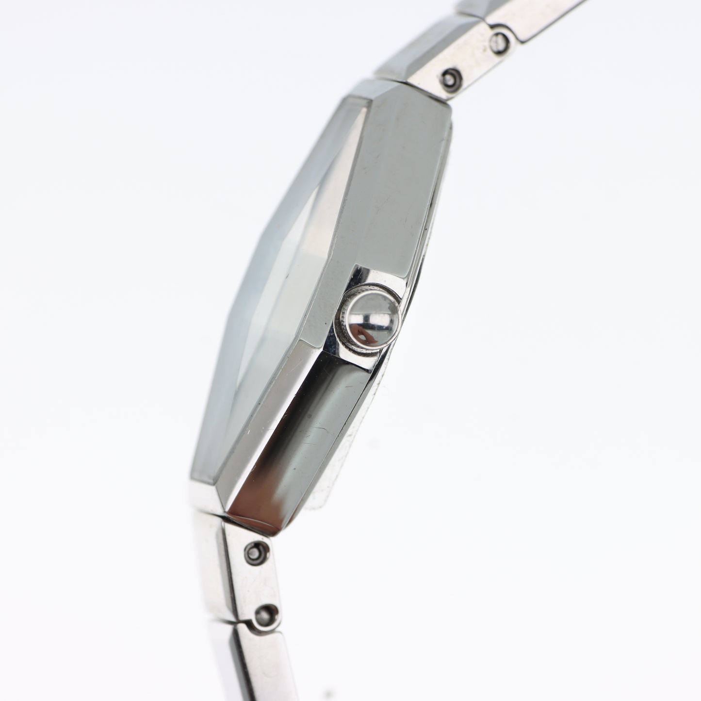 Orologio Orient Lady Rose LR - Cassa Esagonale Silver con Quadrante Madreperla e Borchie Piramidali