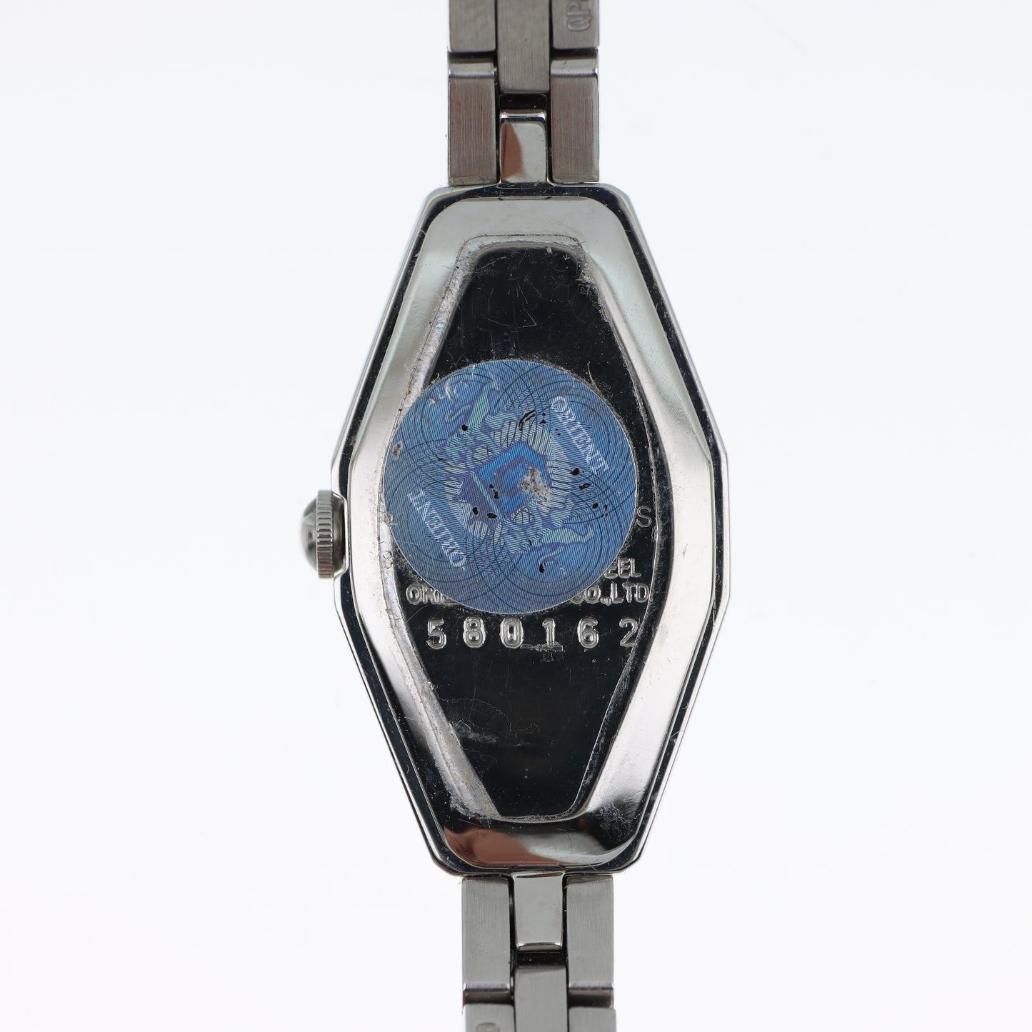 Orologio Orient Lady Rose LR - Cassa Esagonale Silver con Quadrante Madreperla e Borchie Piramidali