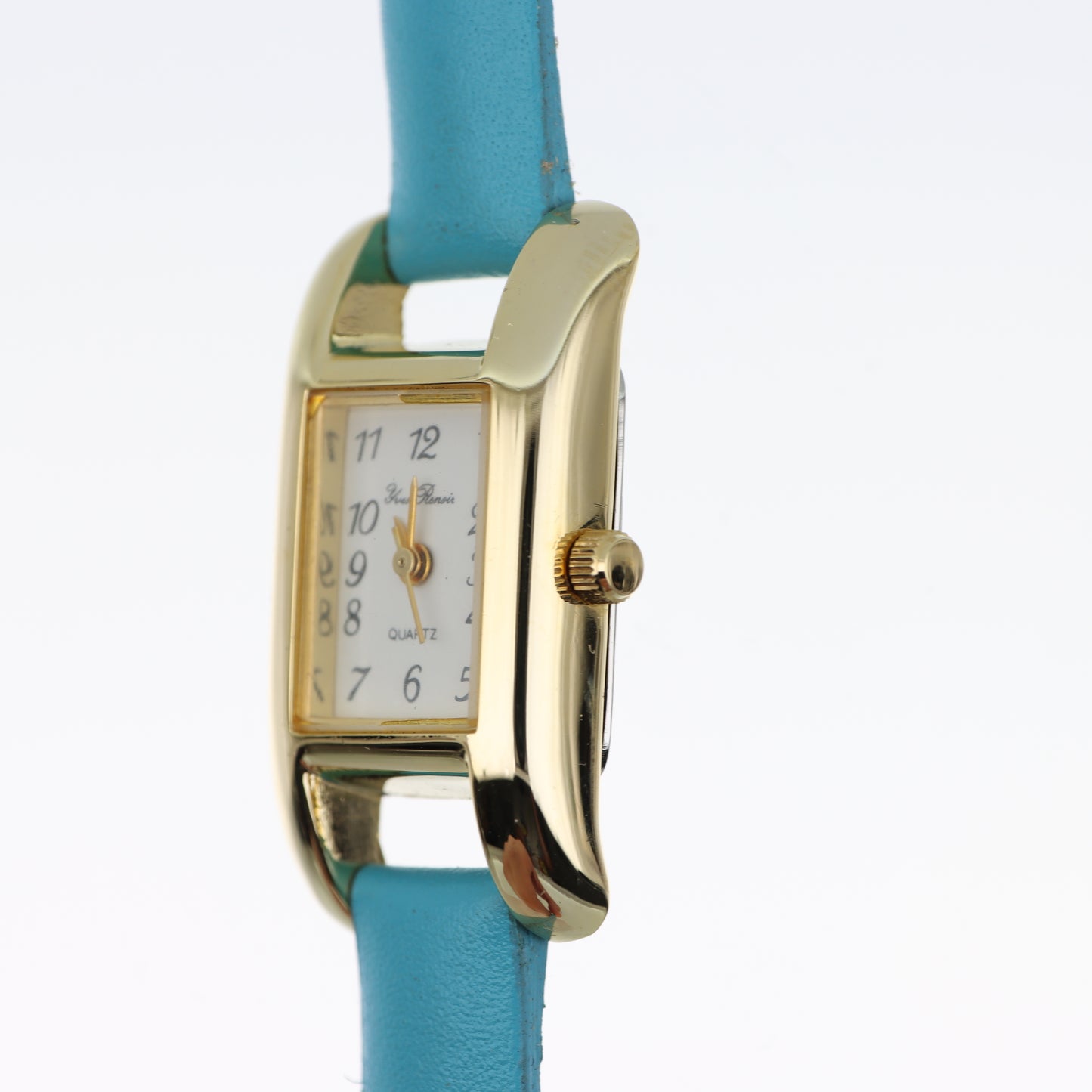 Yves Renoir – Orologio Quartz Cassa Dorata Cinturino Turchese