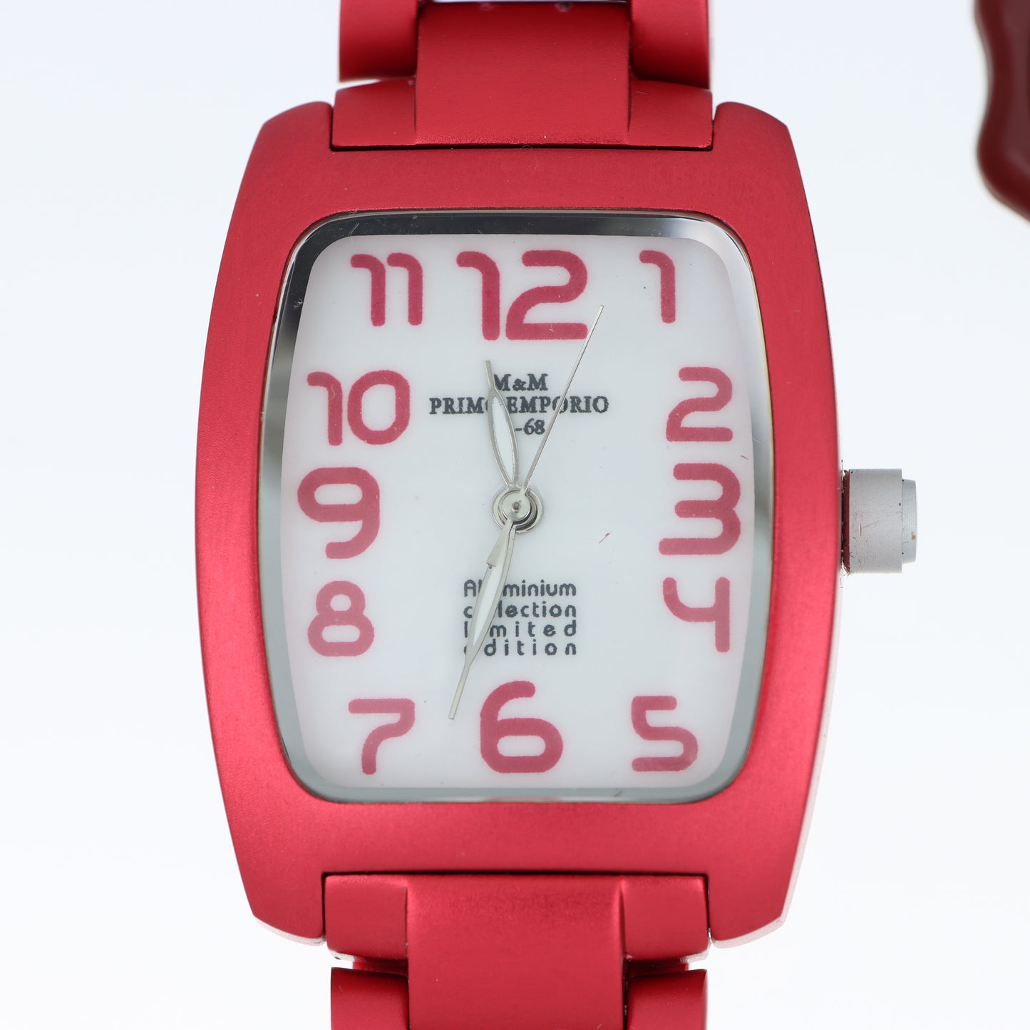 M&M Primo Emporio -68 – Orologio Alluminio Rosso Limited Edition Aluminium Collection