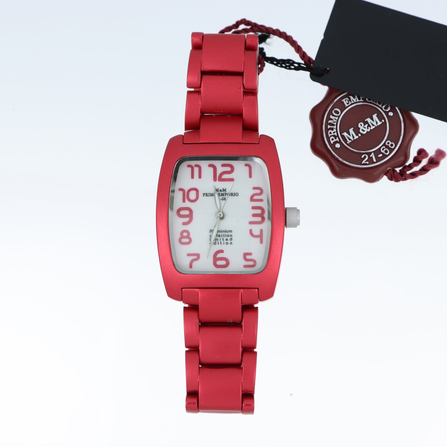 M&M Primo Emporio -68 – Orologio Alluminio Rosso Limited Edition Aluminium Collection