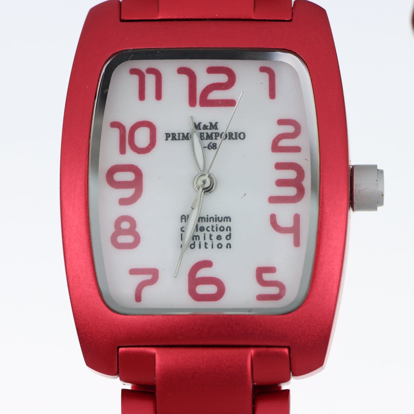M&M Primo Emporio -68 – Orologio Alluminio Rosso Limited Edition Aluminium Collection