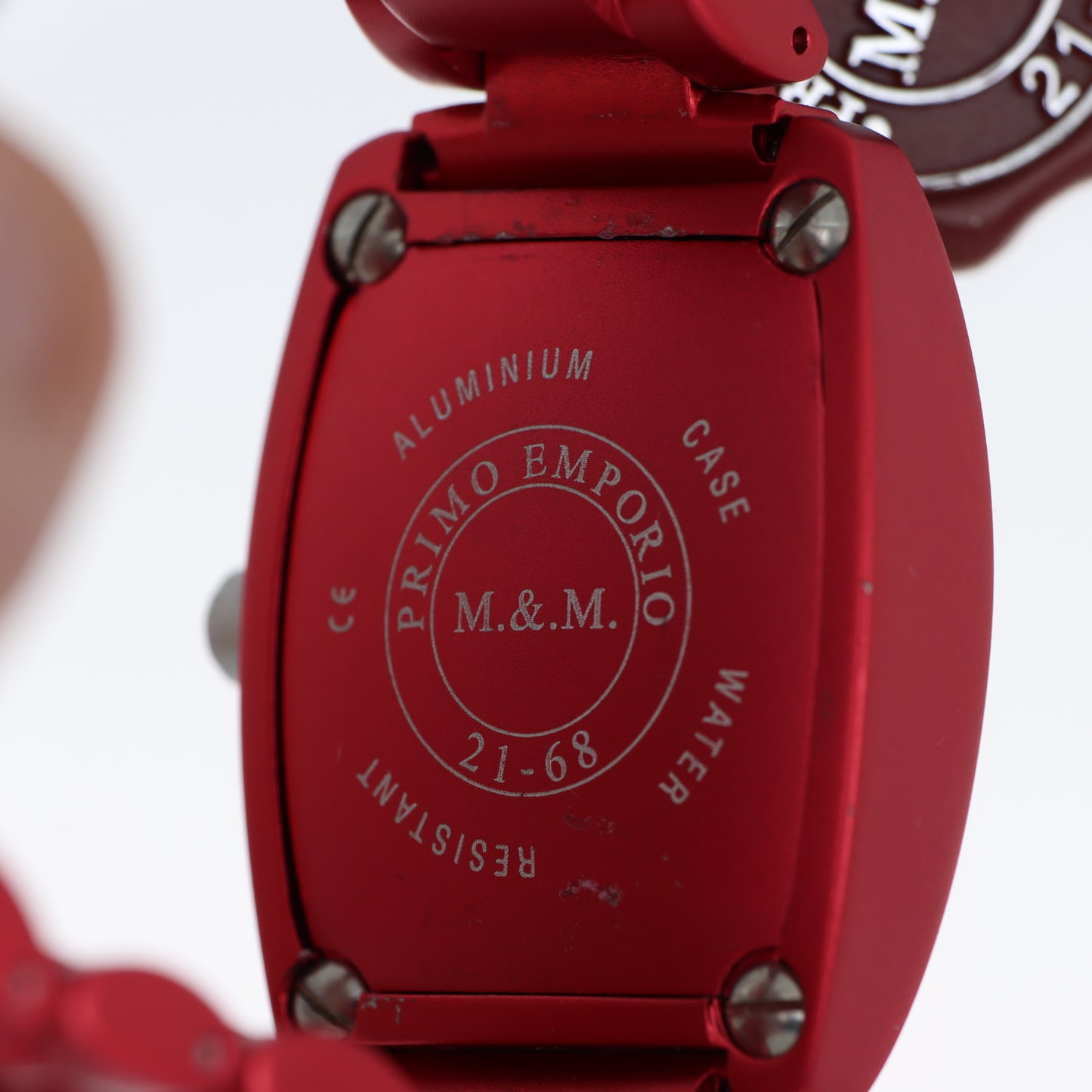M&M Primo Emporio -68 – Orologio Alluminio Rosso Limited Edition Aluminium Collection